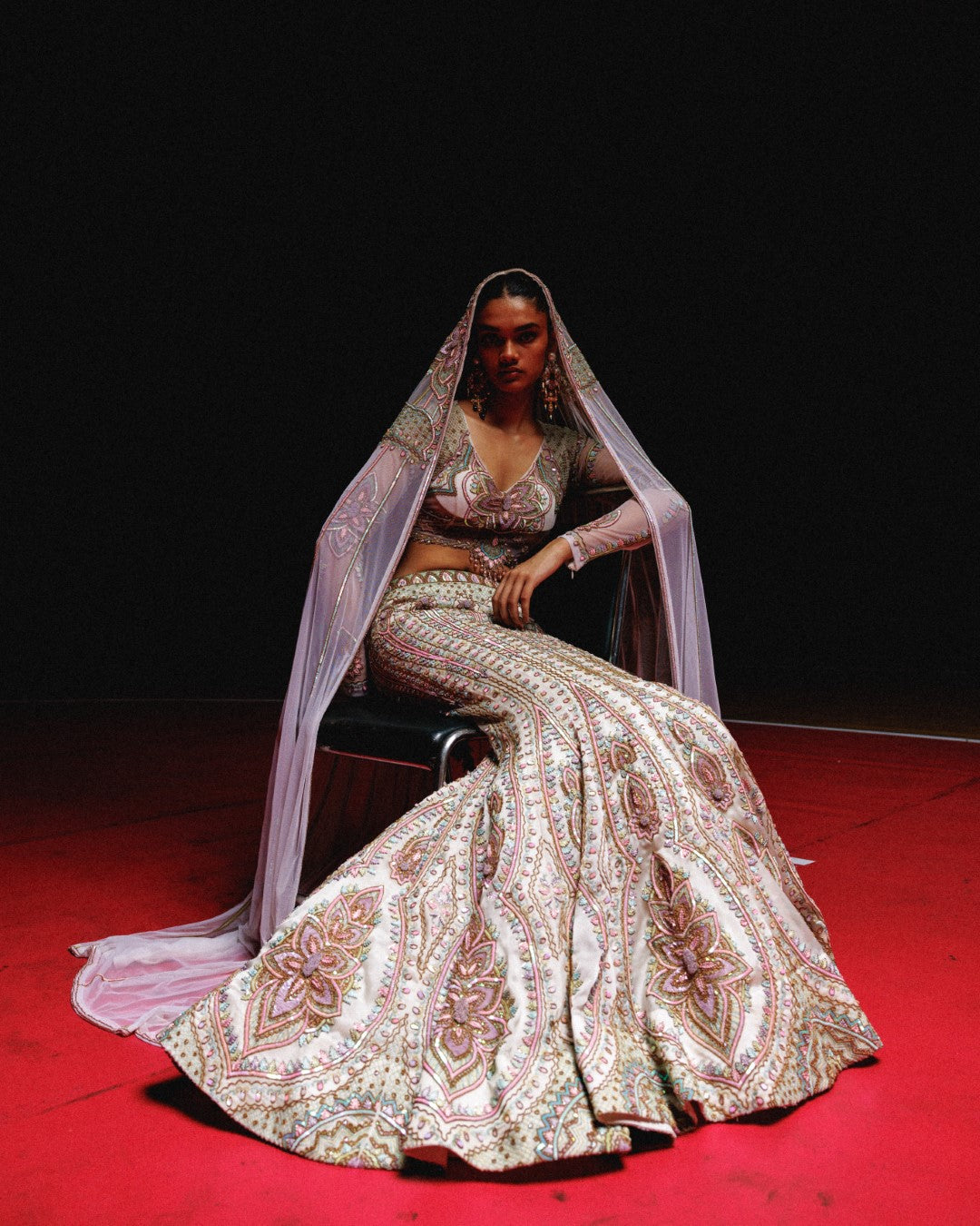 Mandala Fishtail Lehenga Set