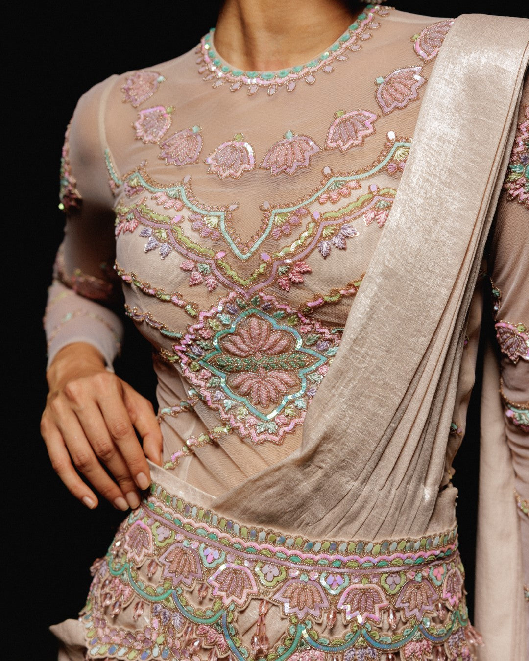 Yantra Stitched Saree