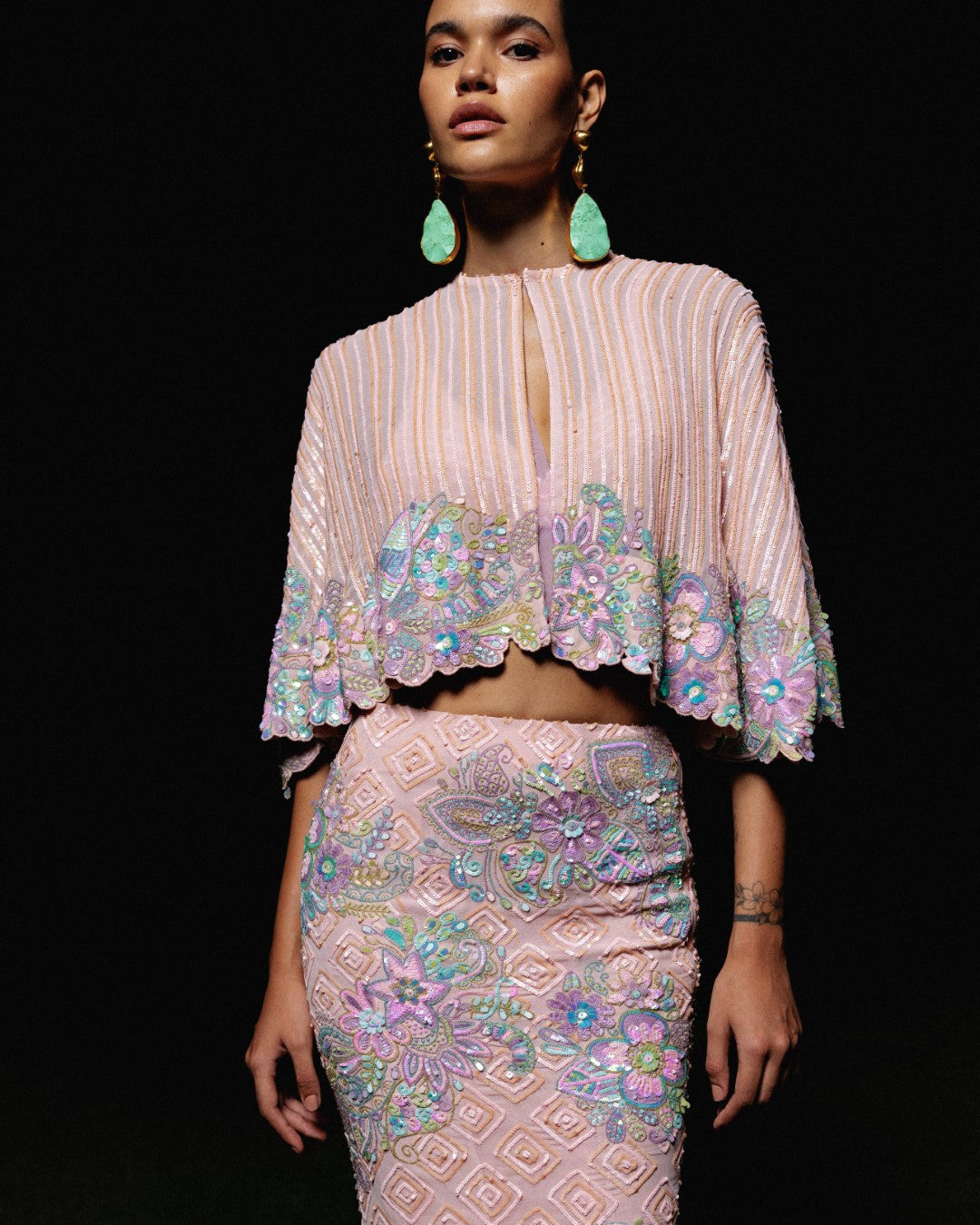 Mirage Fishtail Skirt and Cape