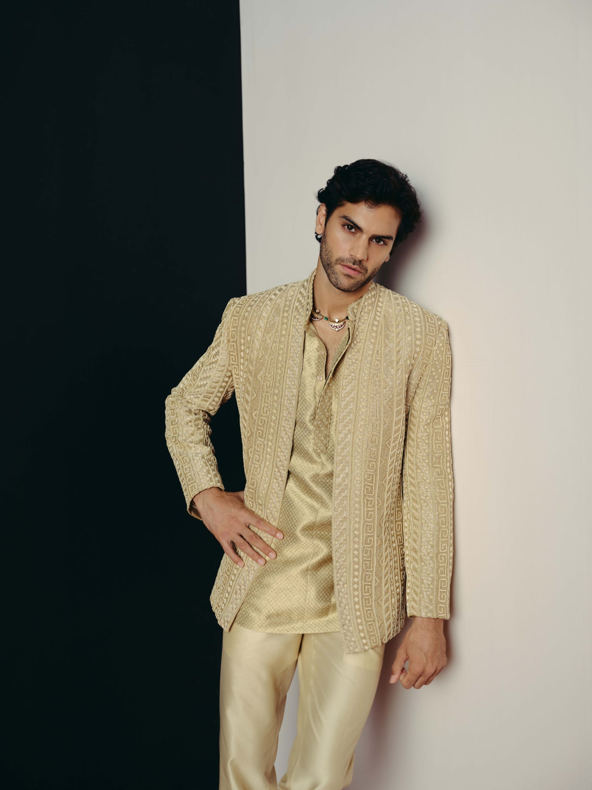Madhava bandhgala, kurta and pant set