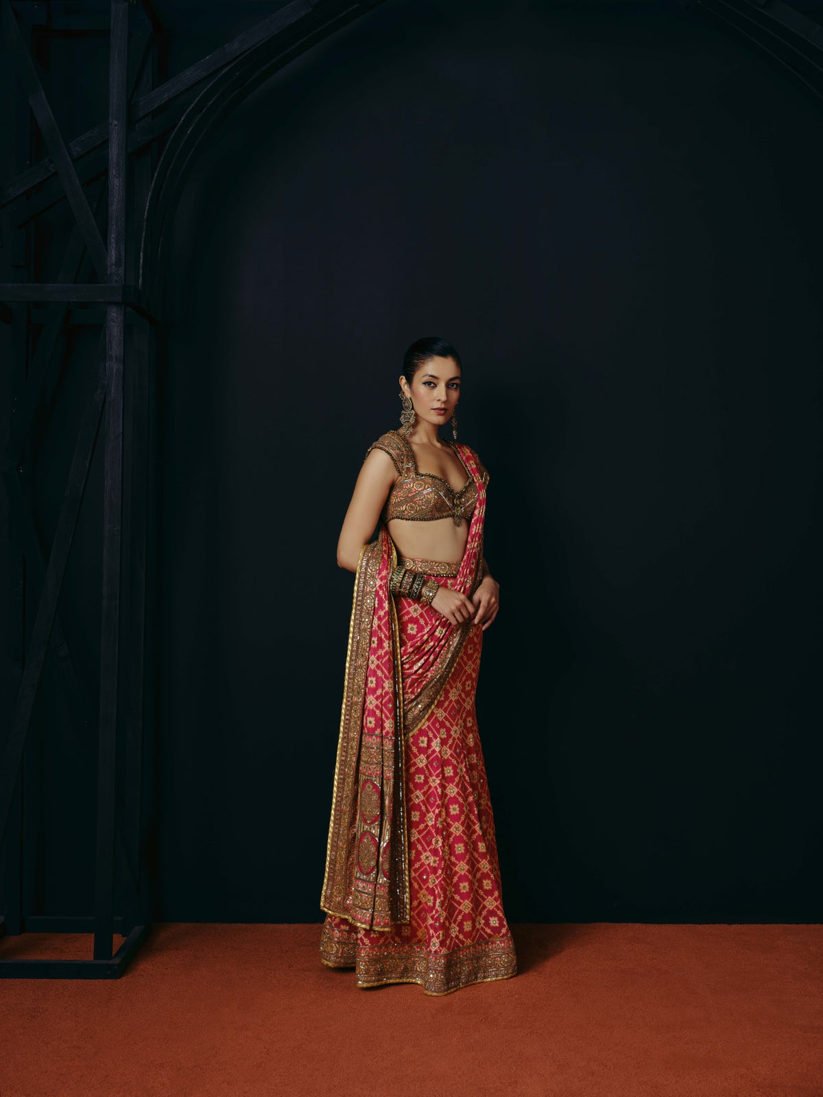Kala saree and blouse Set
