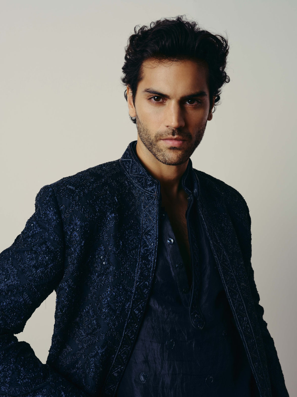 Vedanta Bandhgala jacket , kurta and pant set