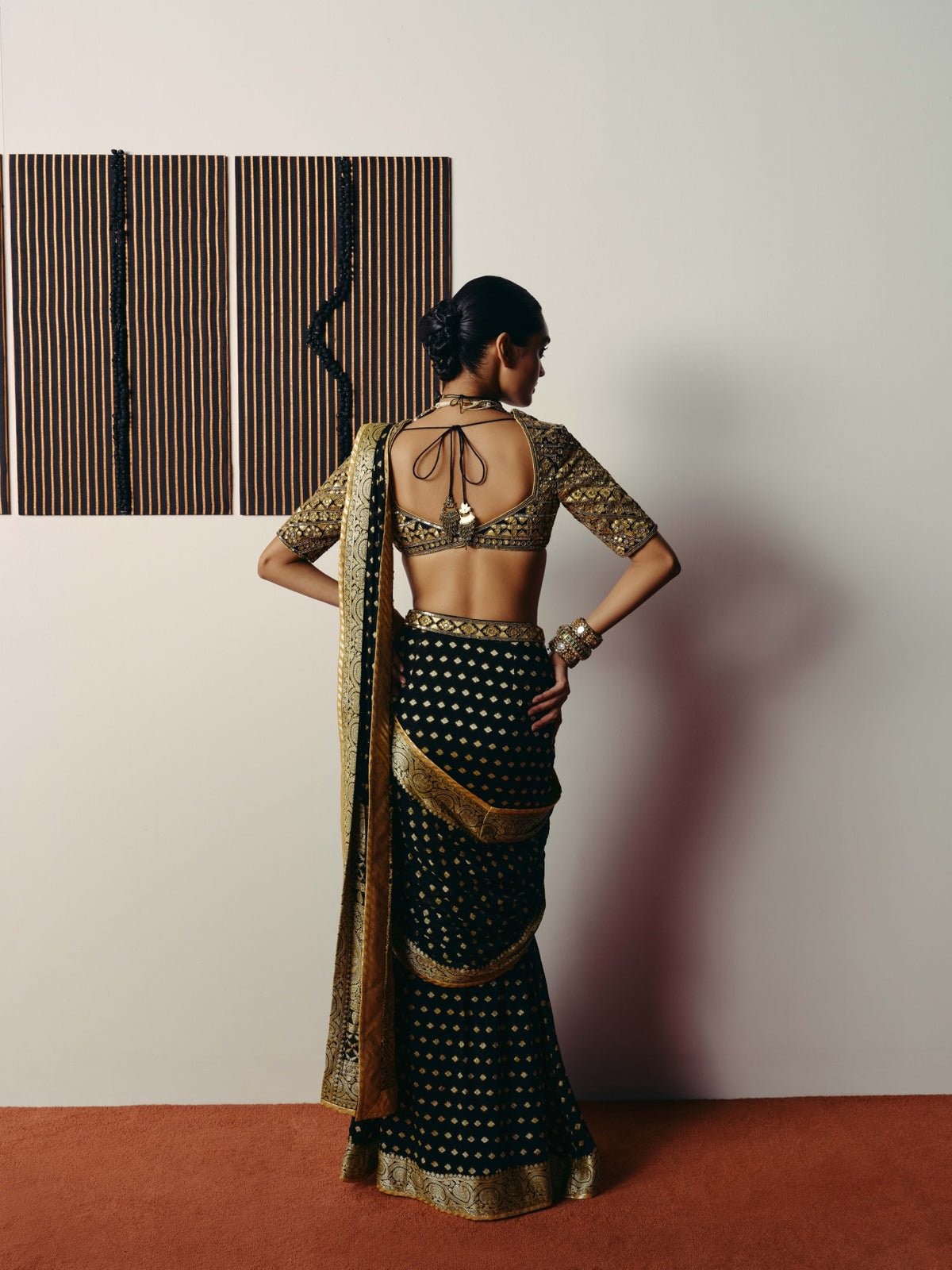 Netra saree and blouse set