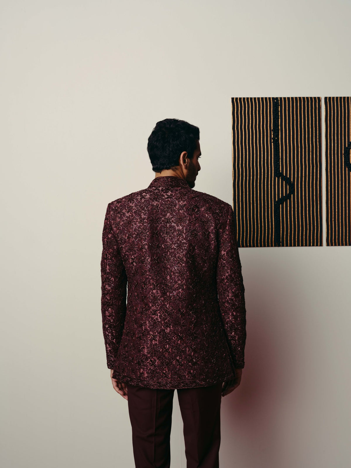 Nirvana bandhgala jacket, kurta and pant set