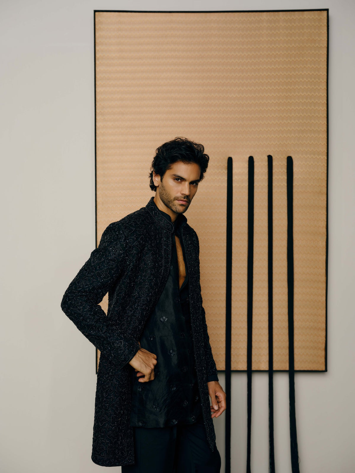 Raga achkan, kurta and pant set