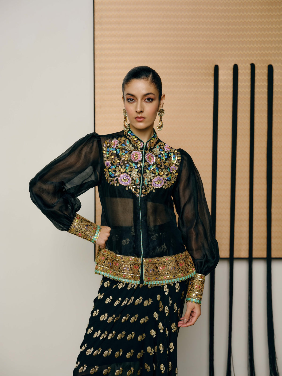 Shikha Shirt and skirt Set