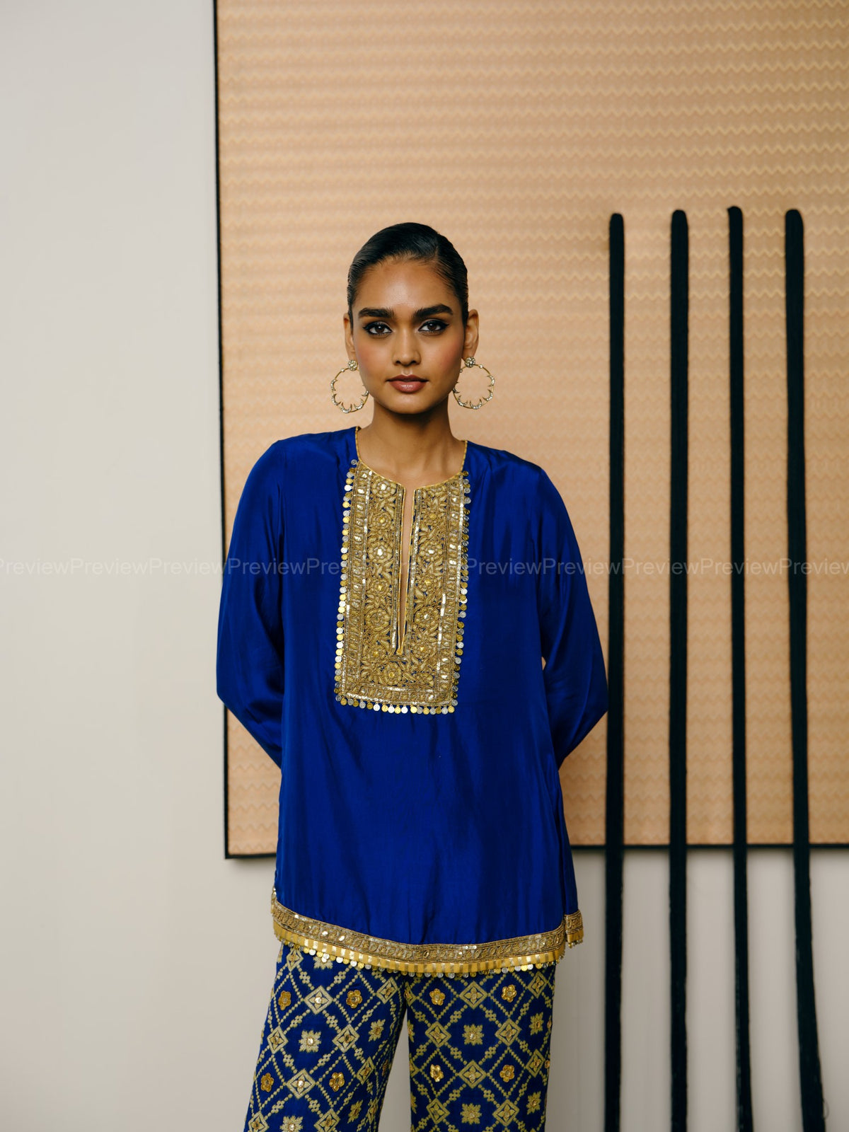 Neelaya Tunic and pallazo Set