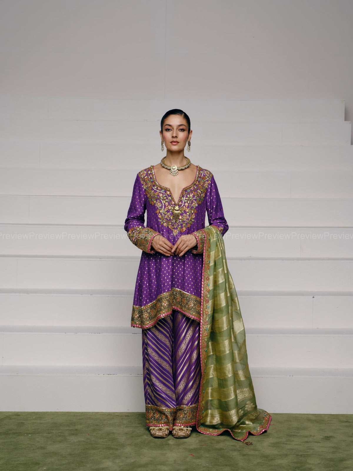 Yamini kurta pallazo Set