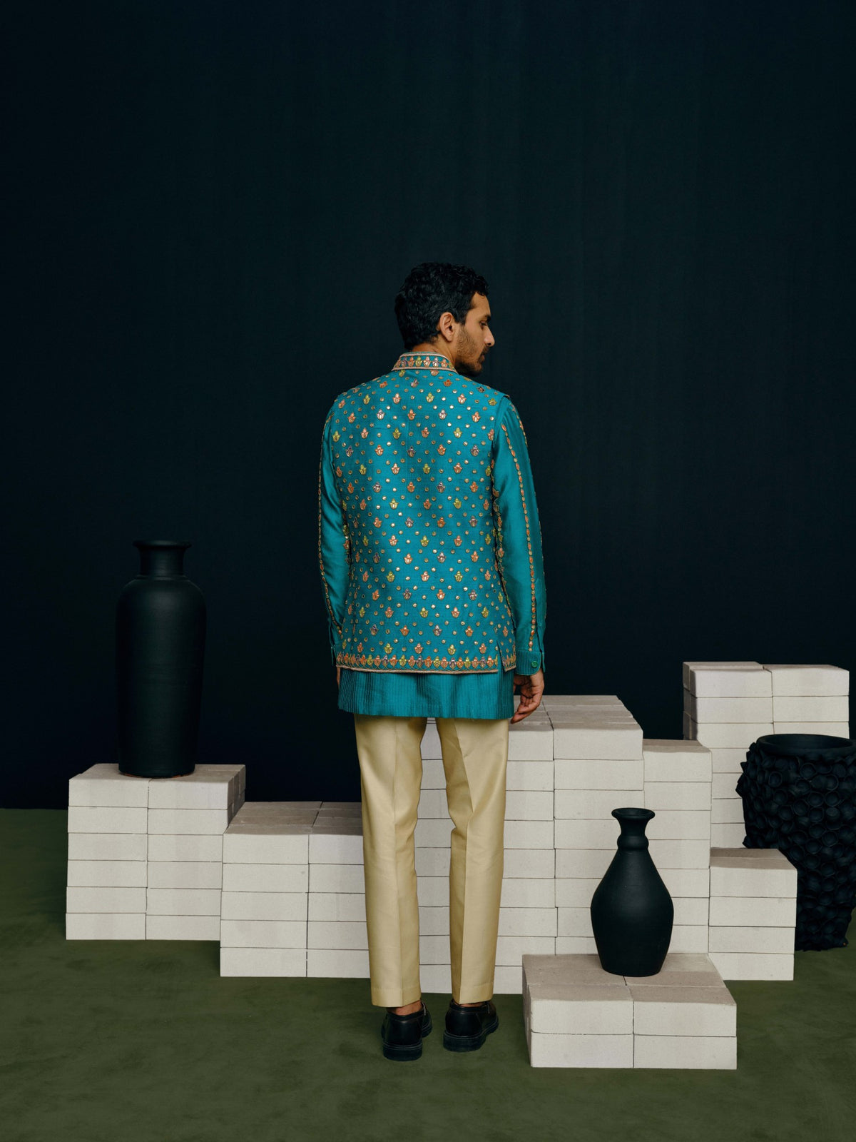 Banra nehru jacket, kurta and pant set