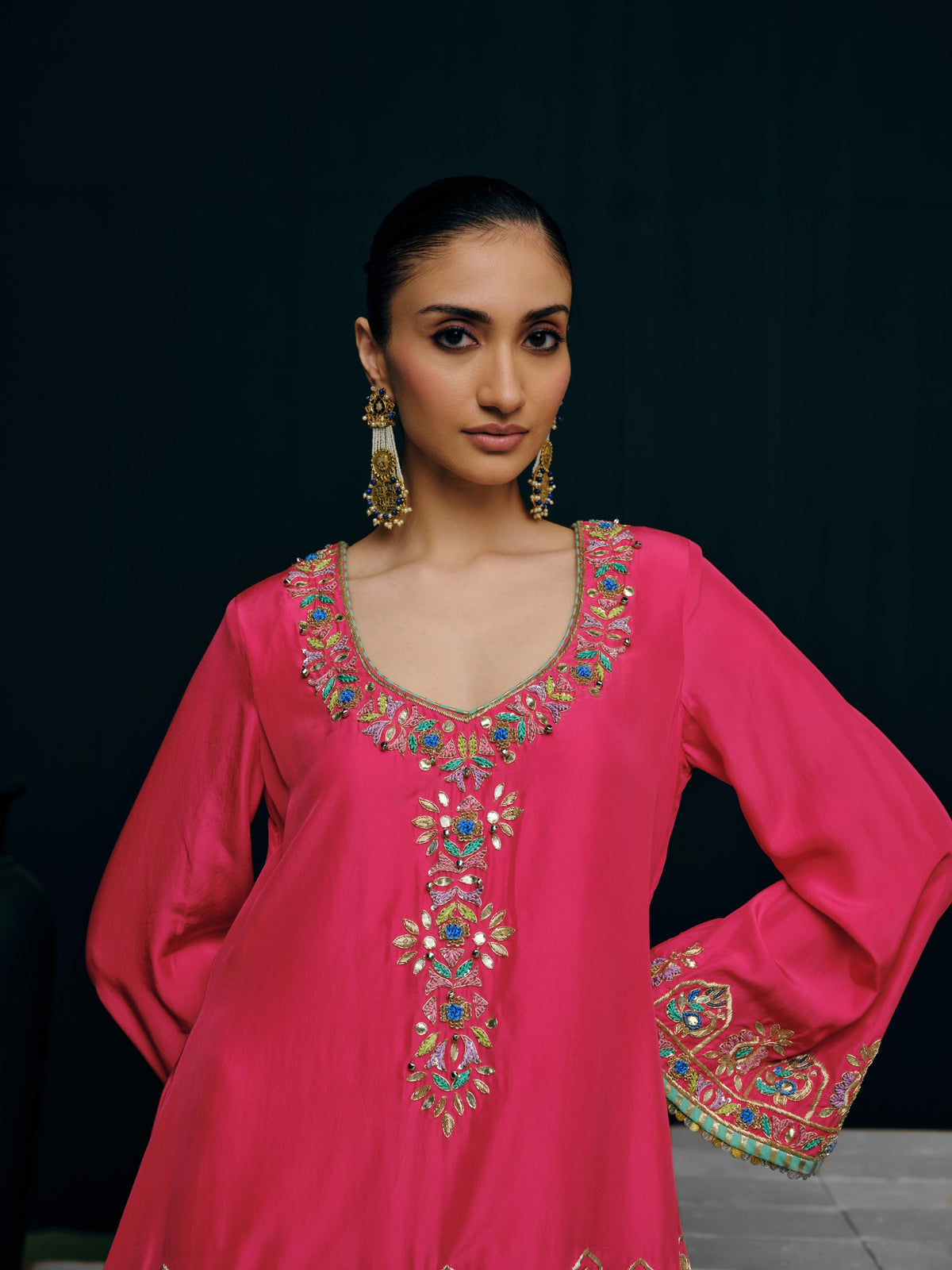 Rohini tunic Skirt Set