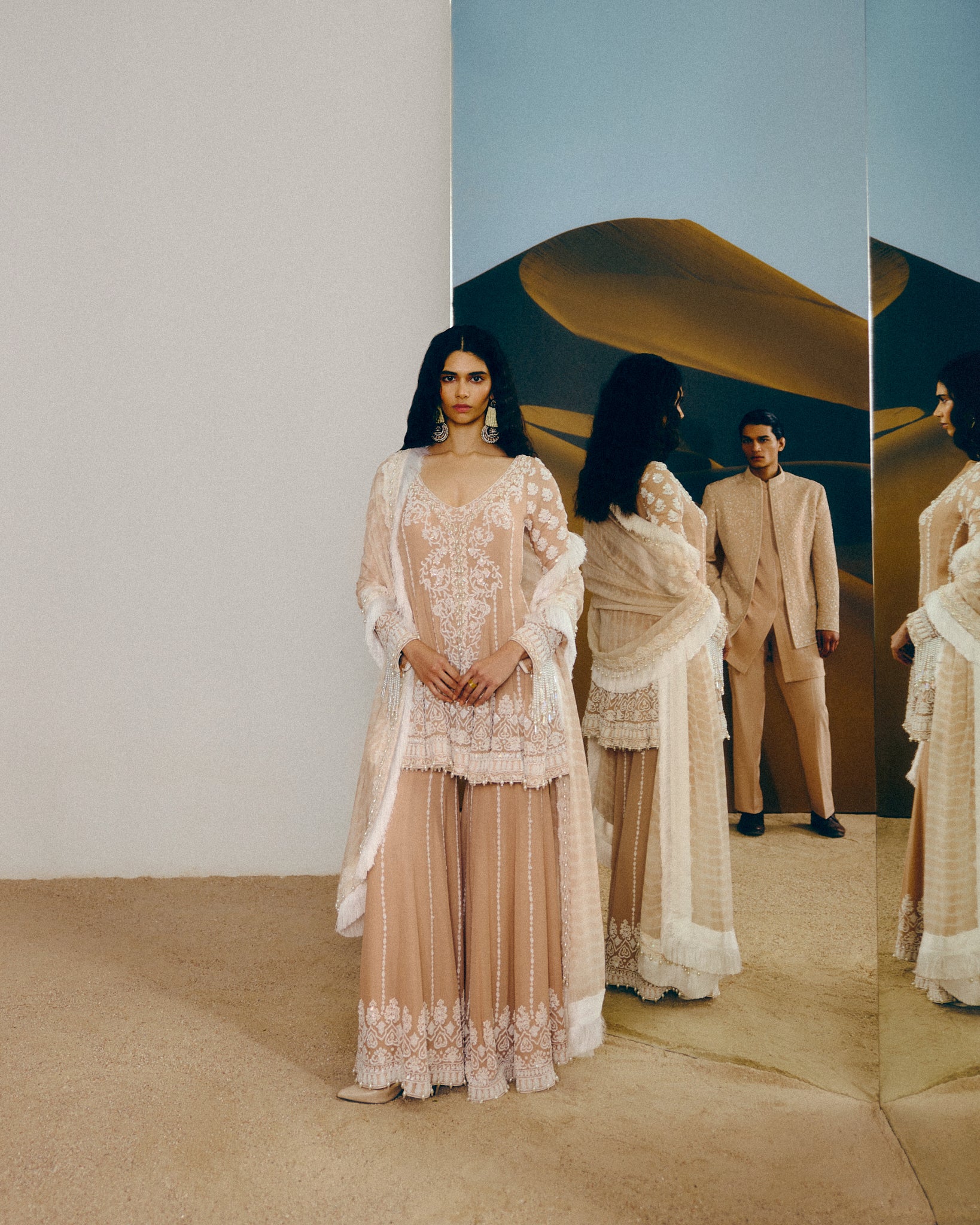 Kukka Kurta Sharara Set