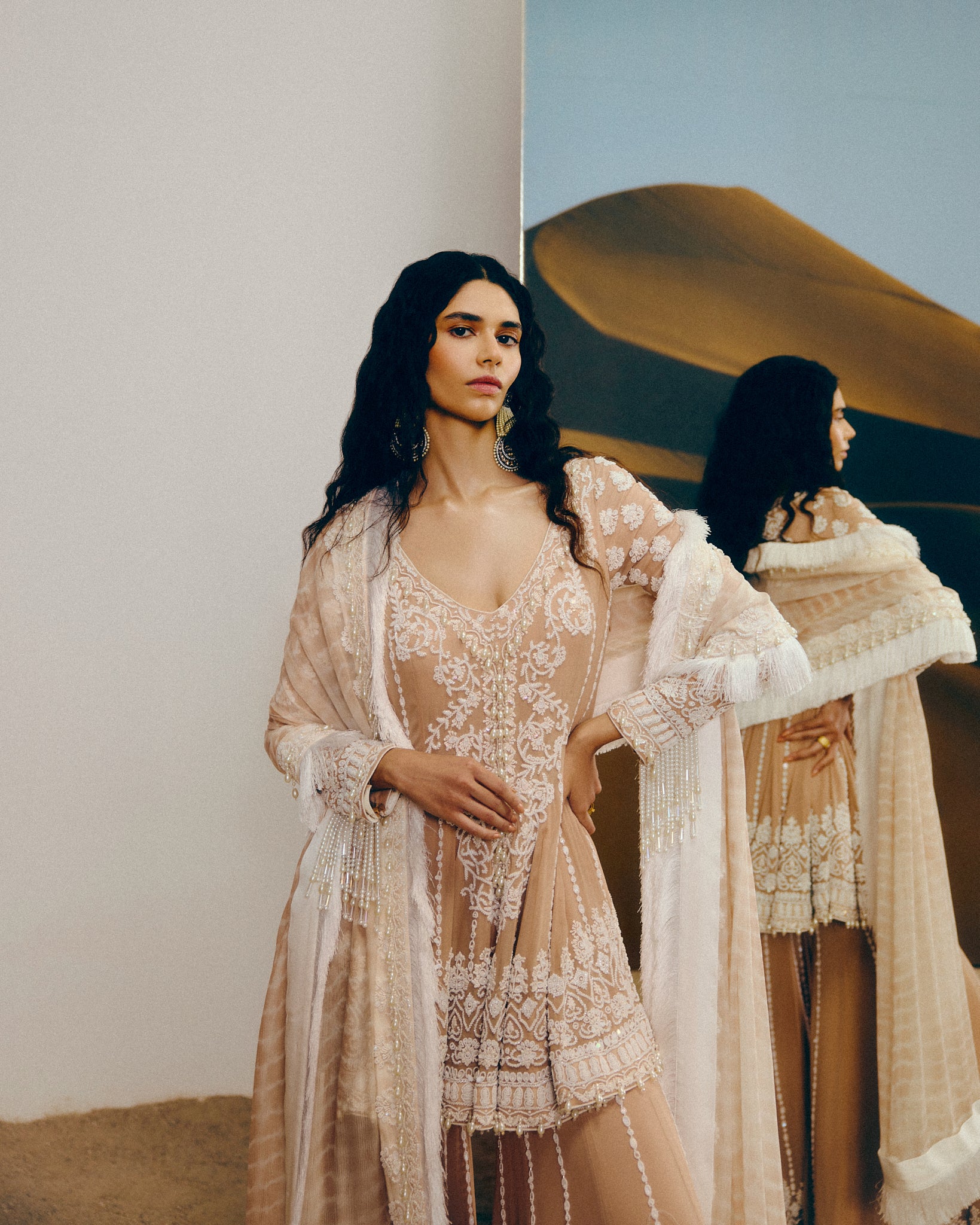 Kukka Kurta Sharara Set