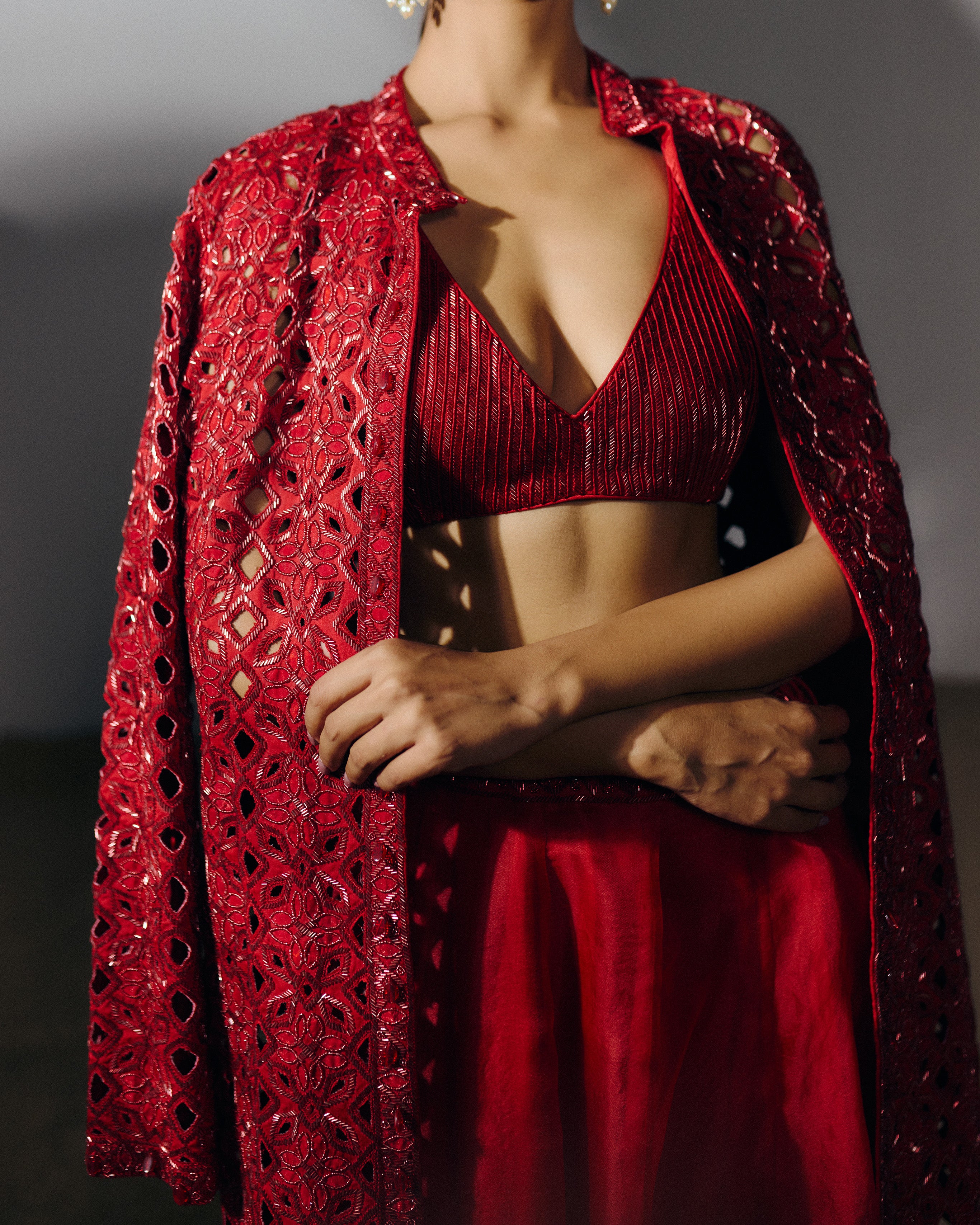 Raga Long Jacket Set
