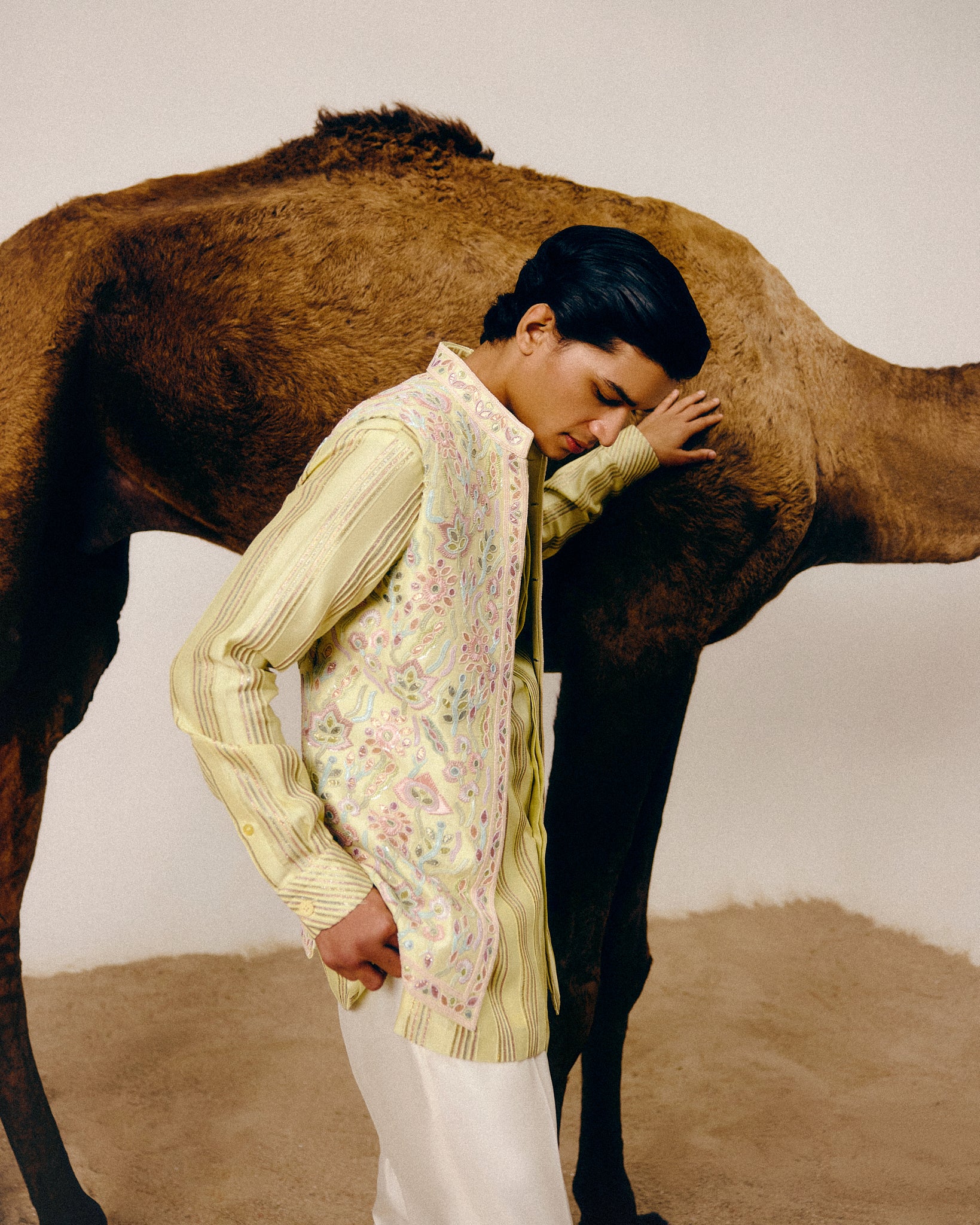 Kukka Nehru Jacket Set
