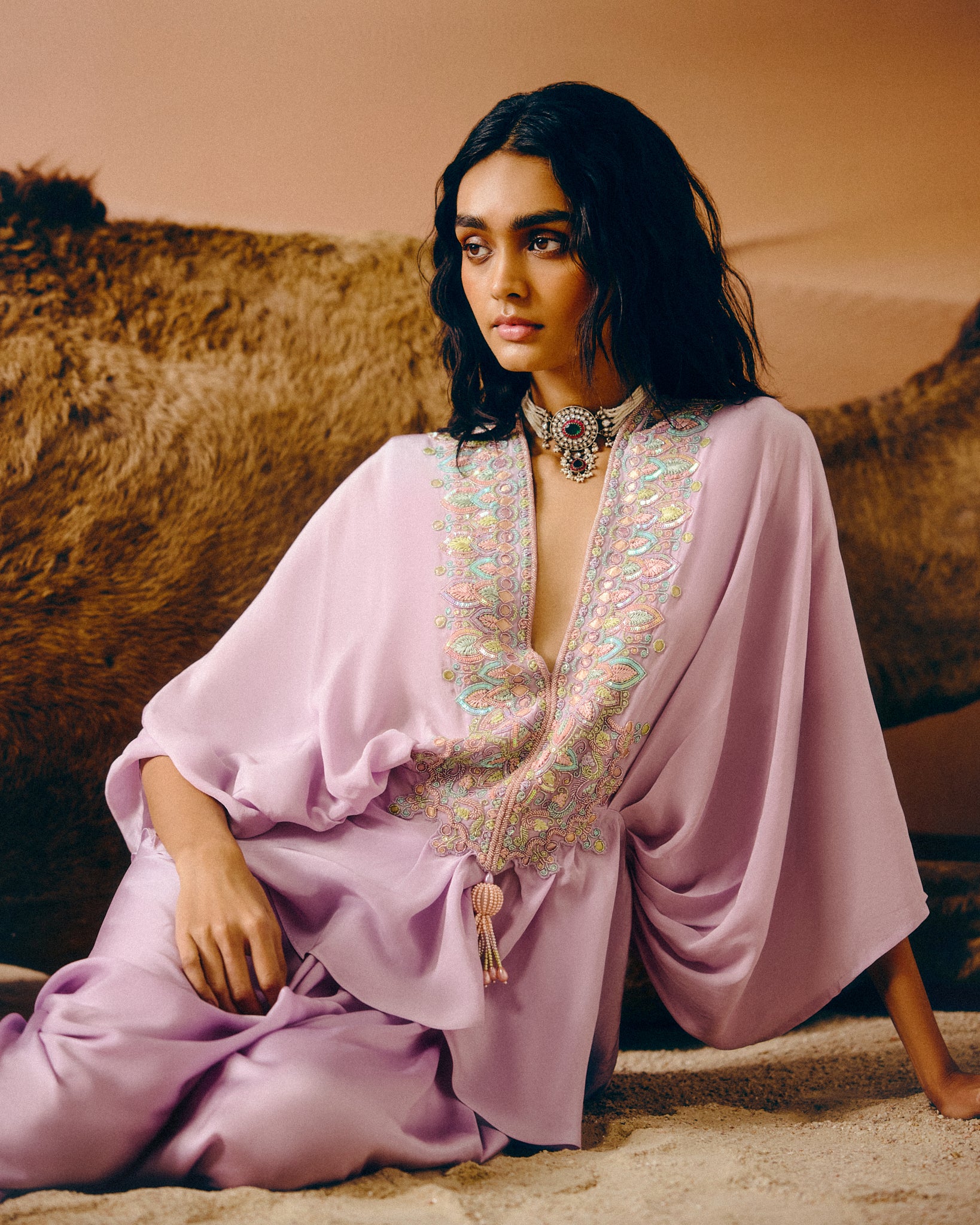 Har Cape Tunic Set