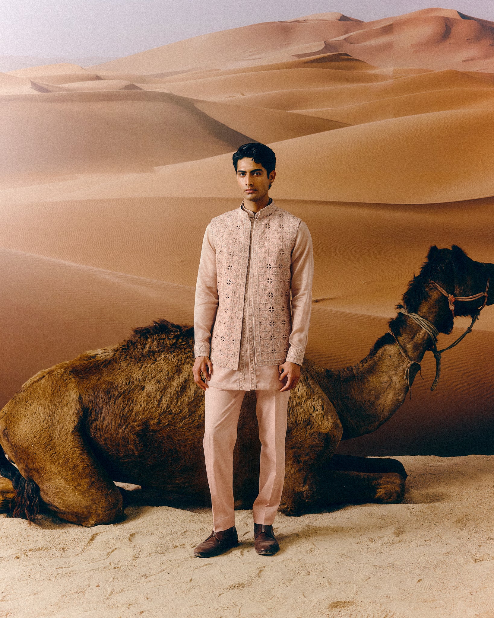 Sao Nehru Jacket Set