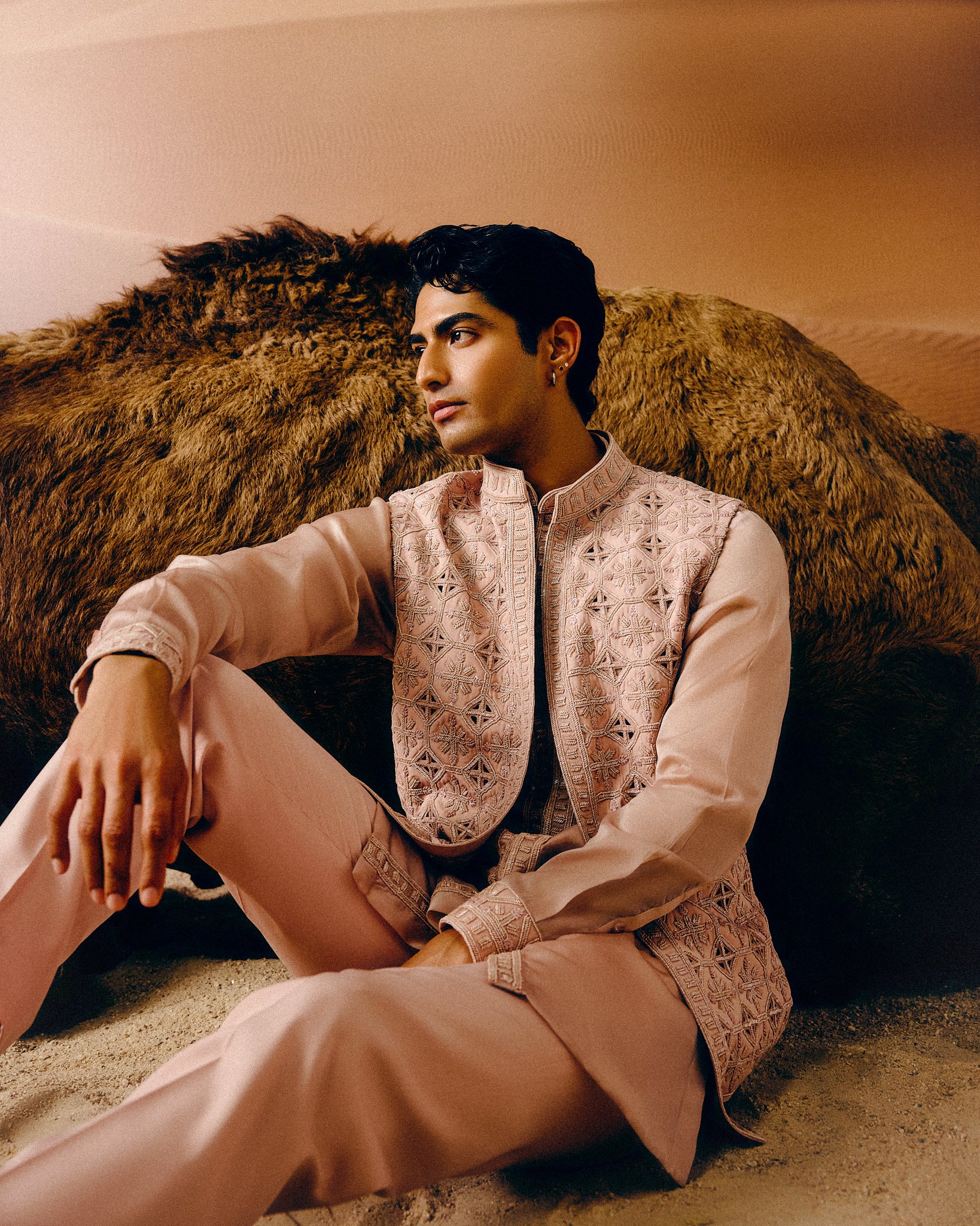 Sao Nehru Jacket Set