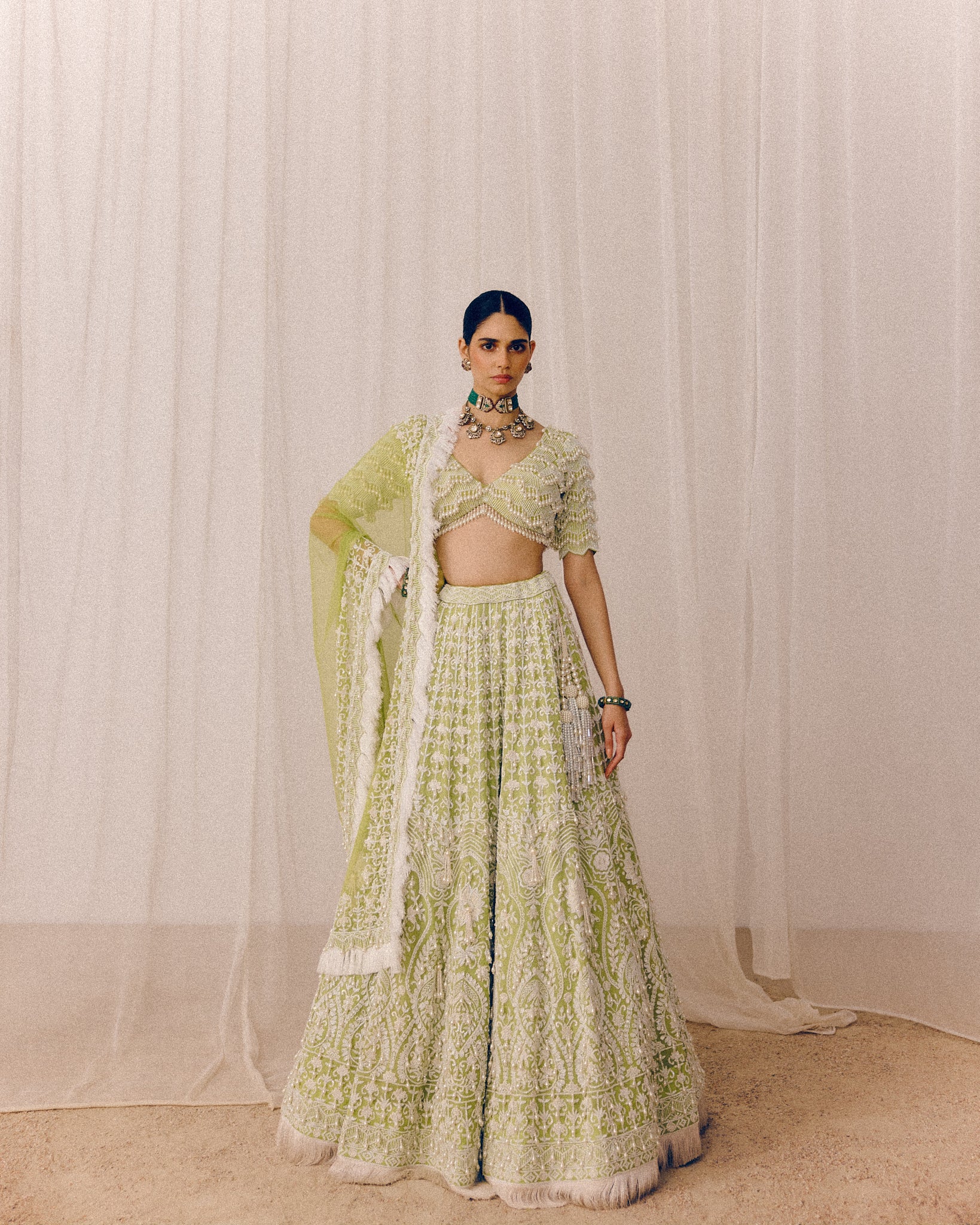 Patra Lehenga Set