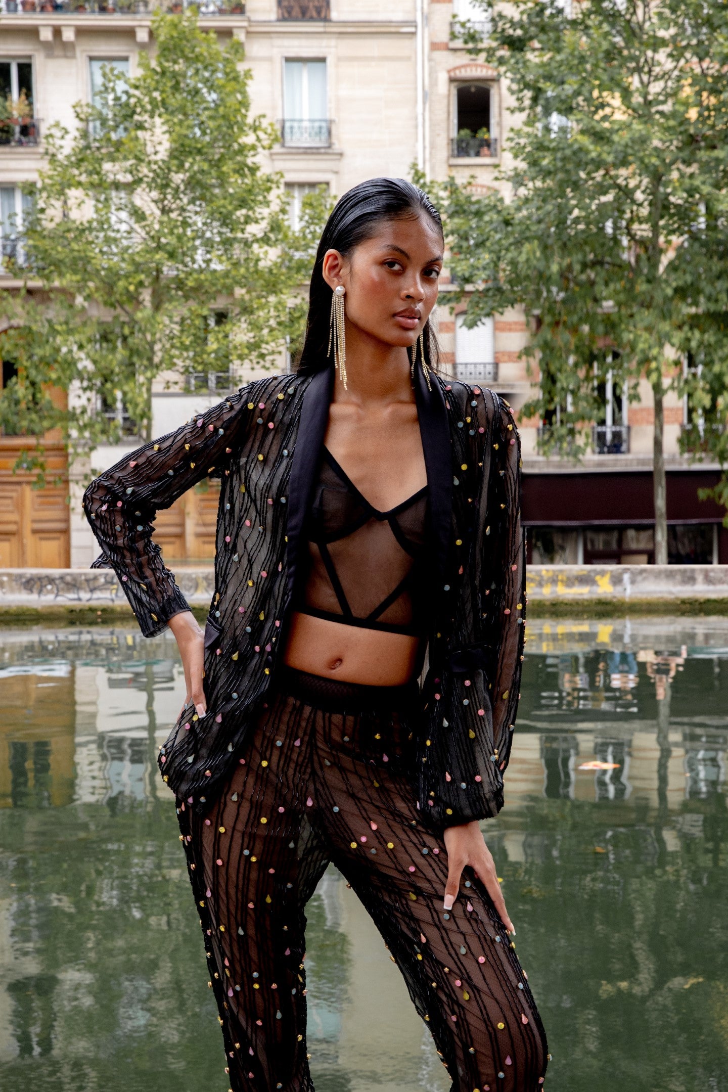Parallel Pantsuit Set