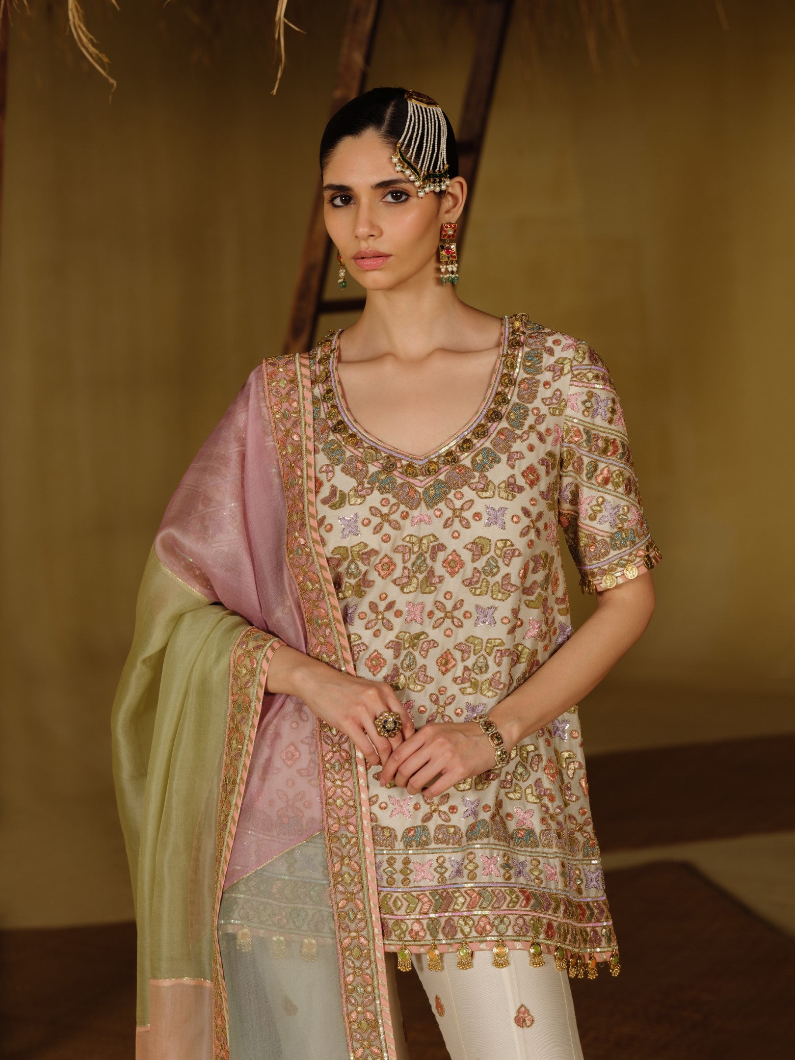 Virsa Kurta Sharara Set