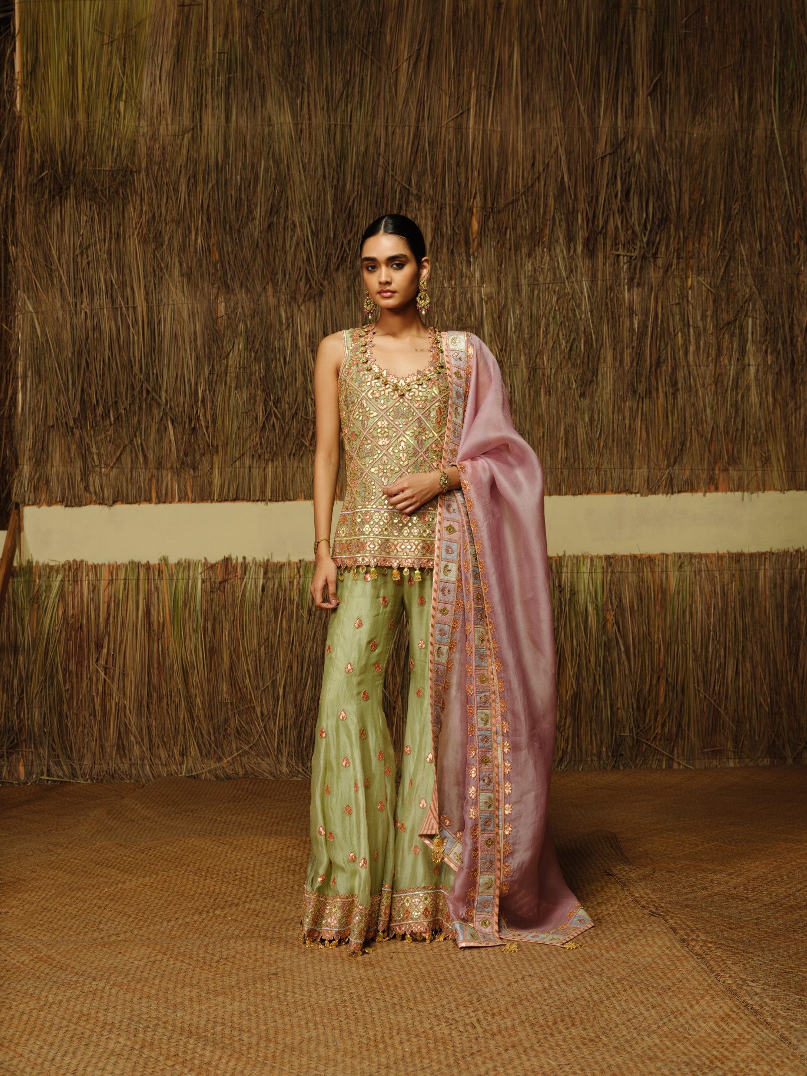 Sainchi Kurta Sharara Set