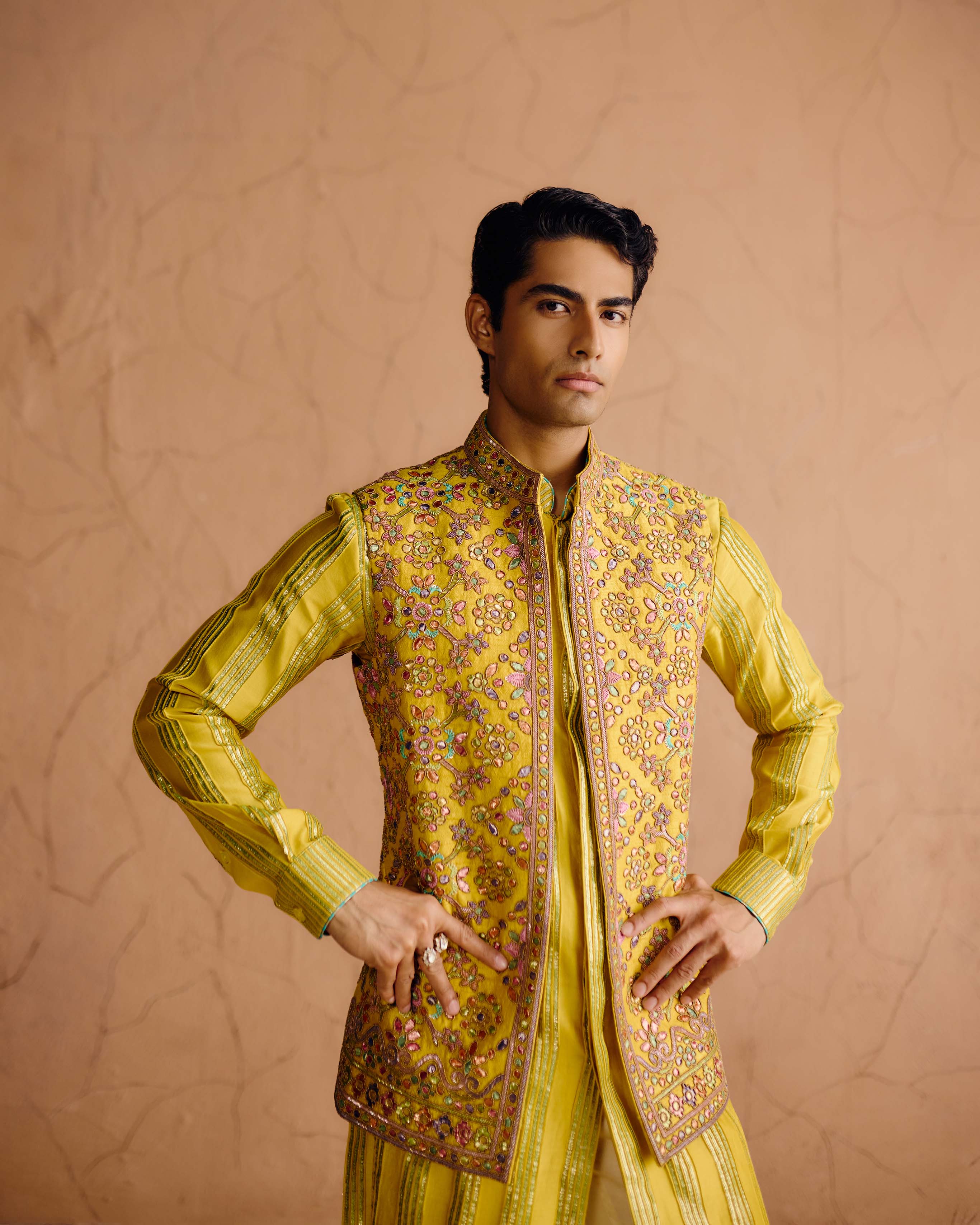 Kanvraj Nehru Jacket Set