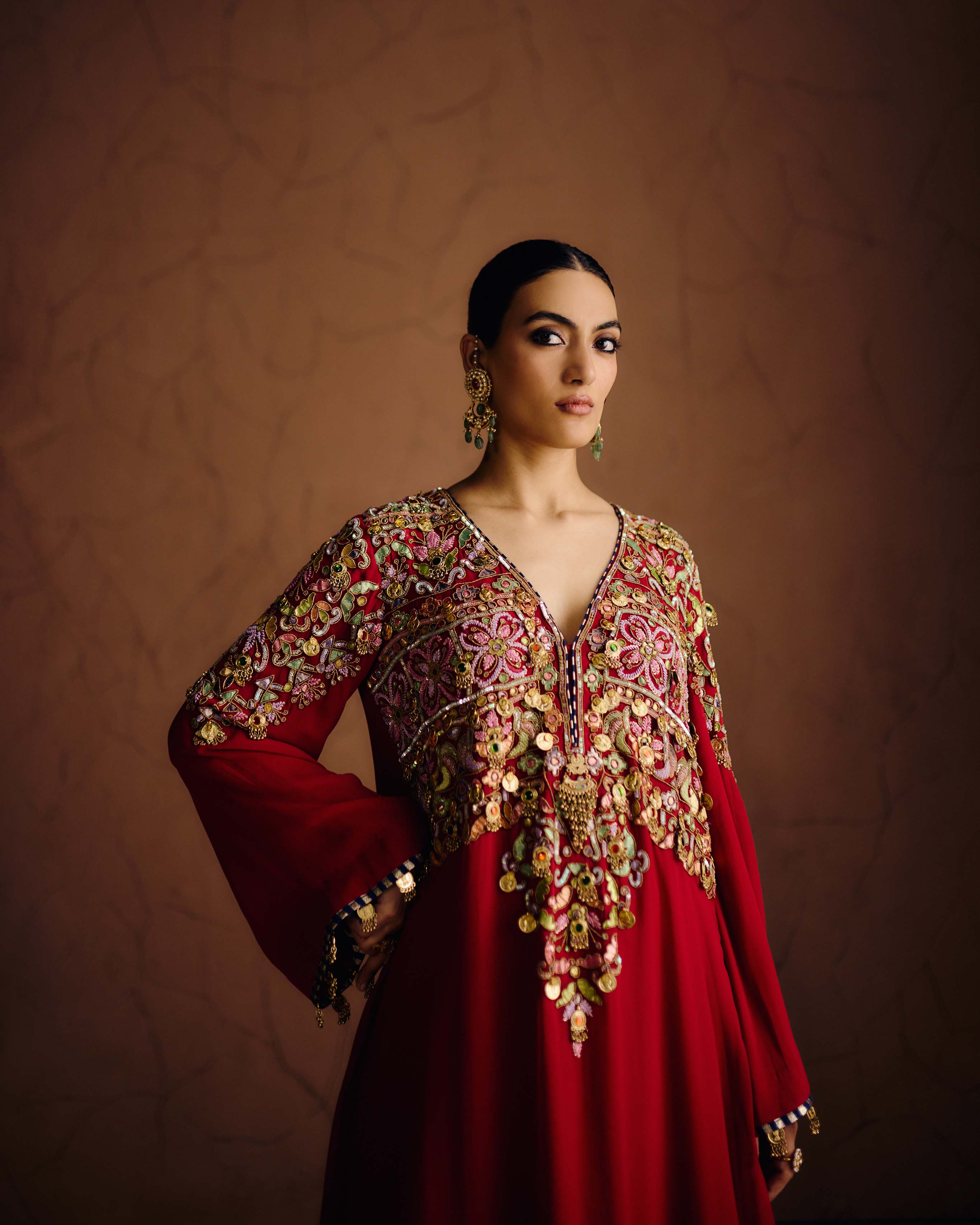 Surkhi Kurta Set
