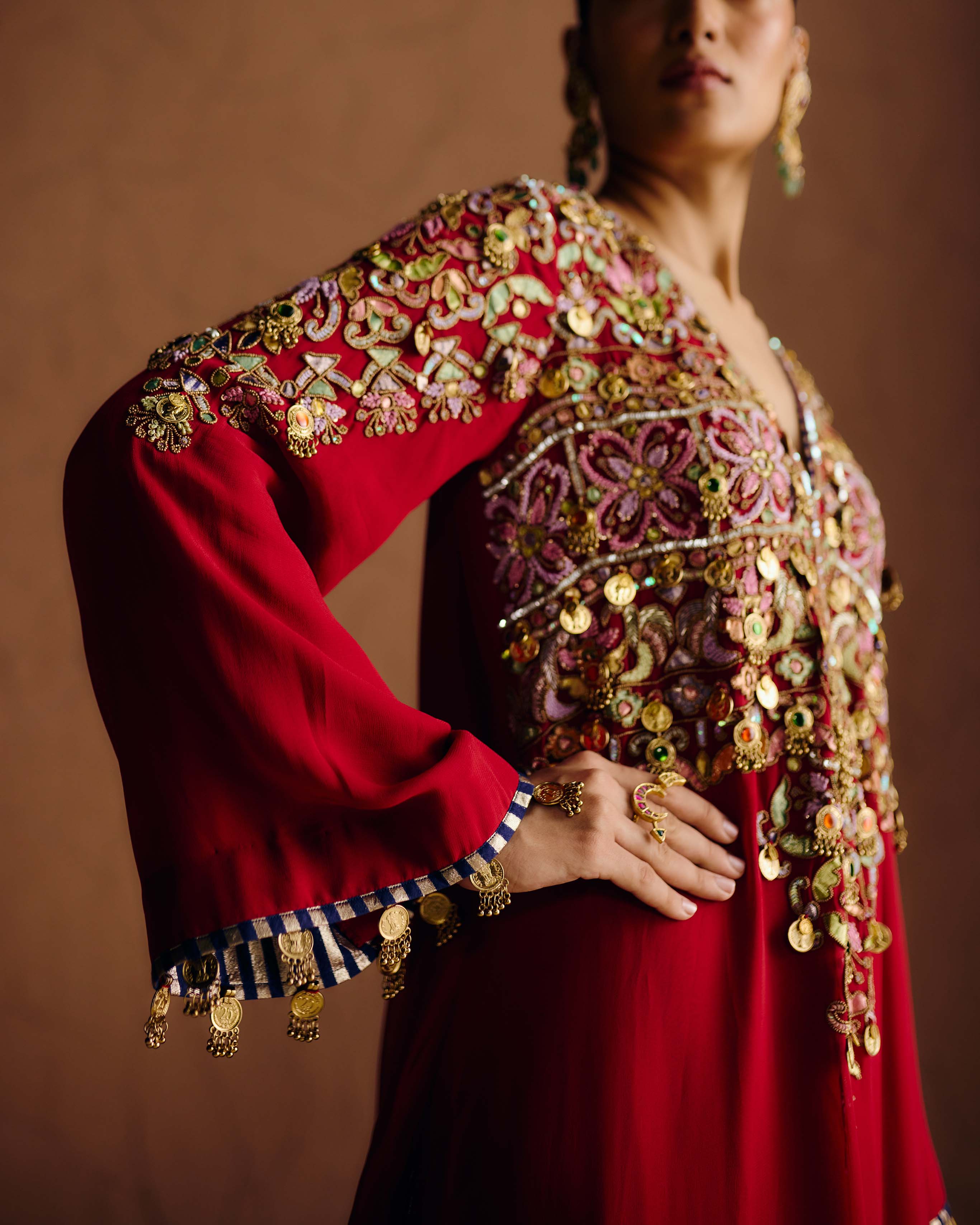 Surkhi Kurta Set