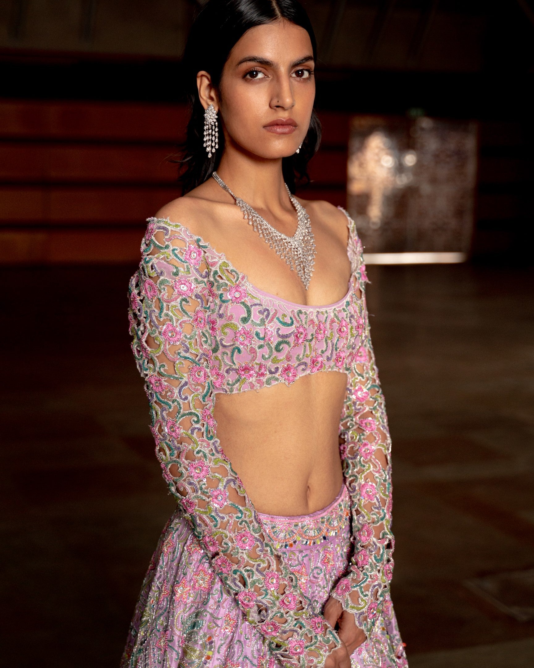 Sunset Meadow Lehenga Set