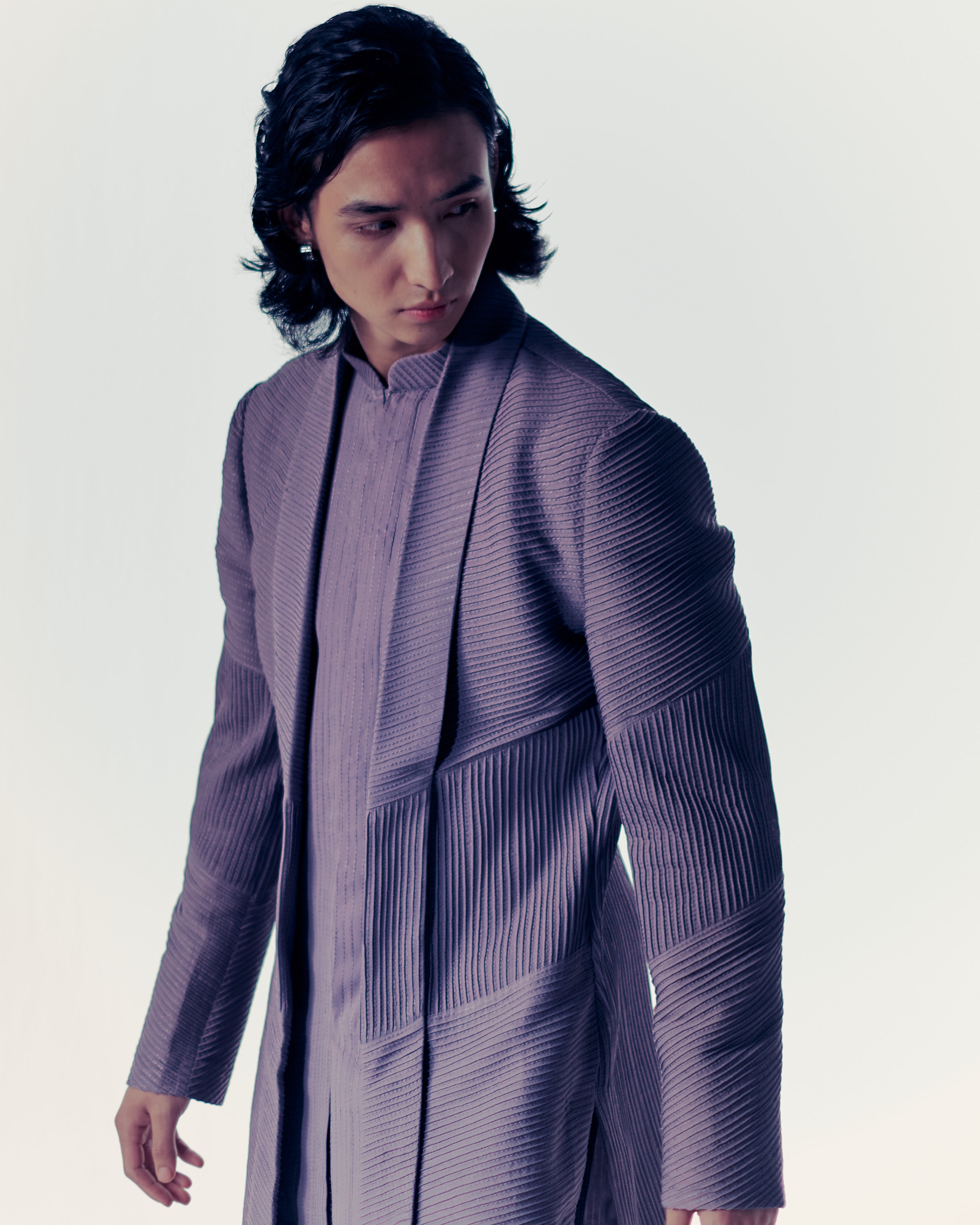 Zulu Shield Layered Kurta Set