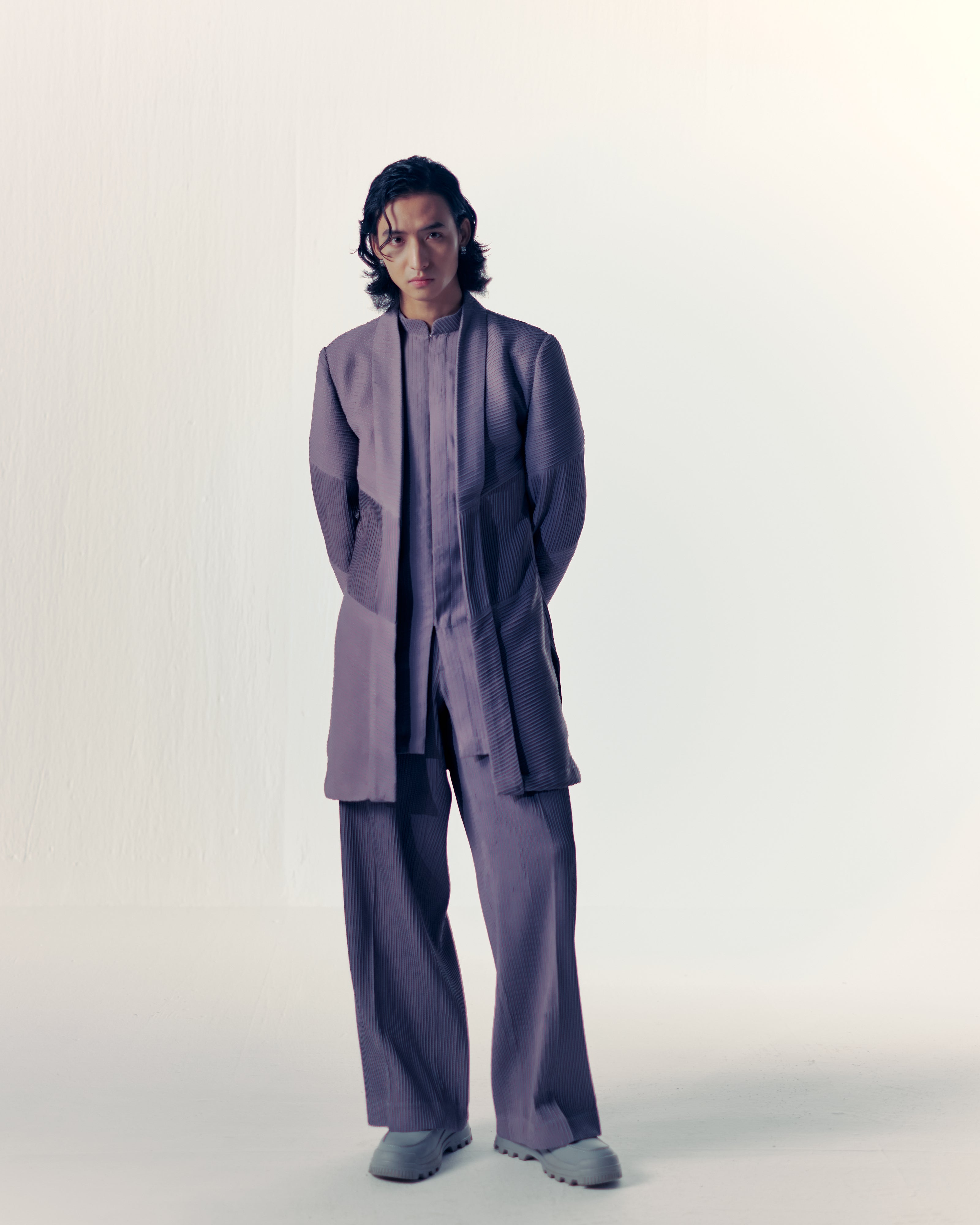 Zulu Shield Layered Kurta Set