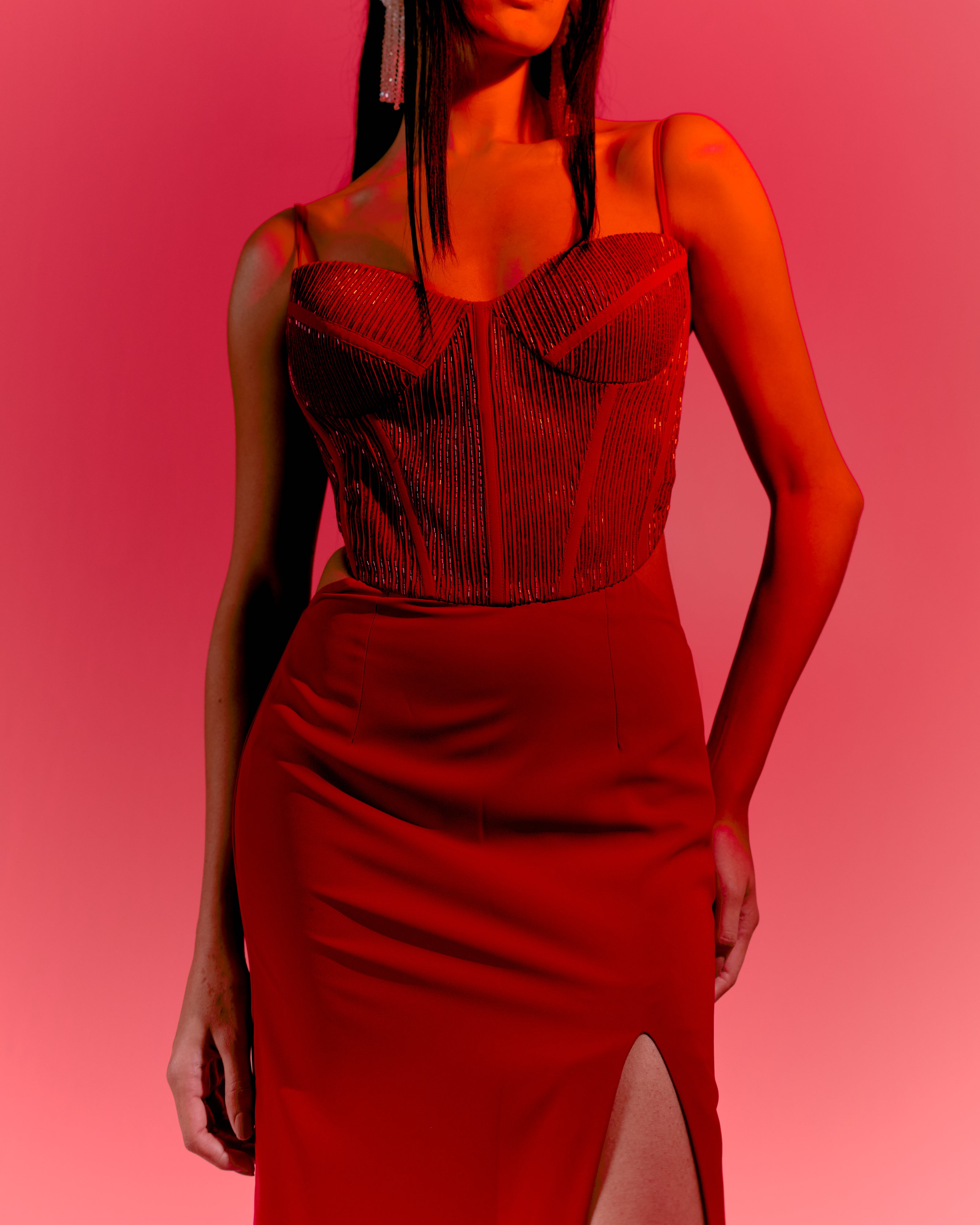 Scarlet Corset Dress