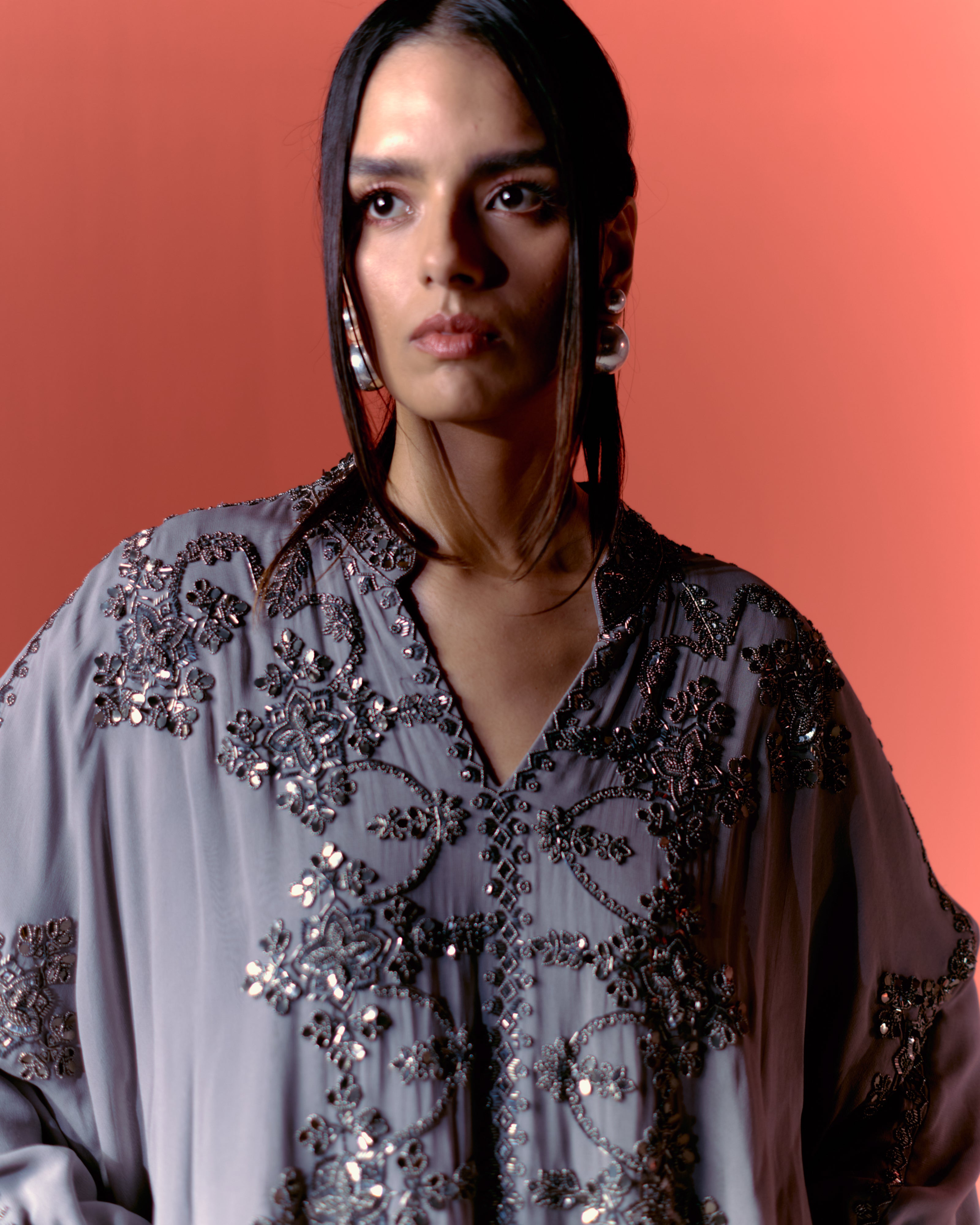Yantra Tunic and Draped Skirt Set