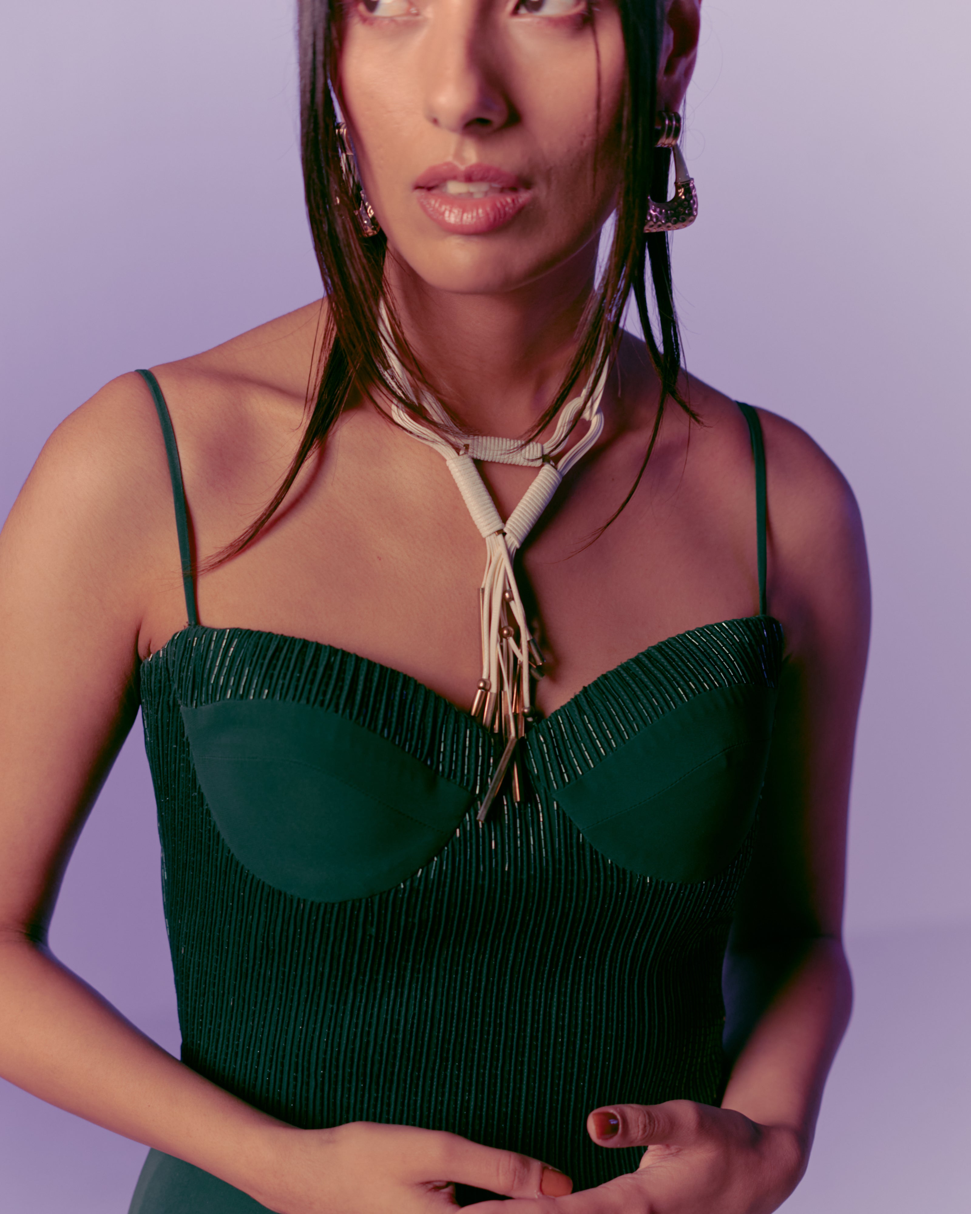 Jade Corset Jumpsuit