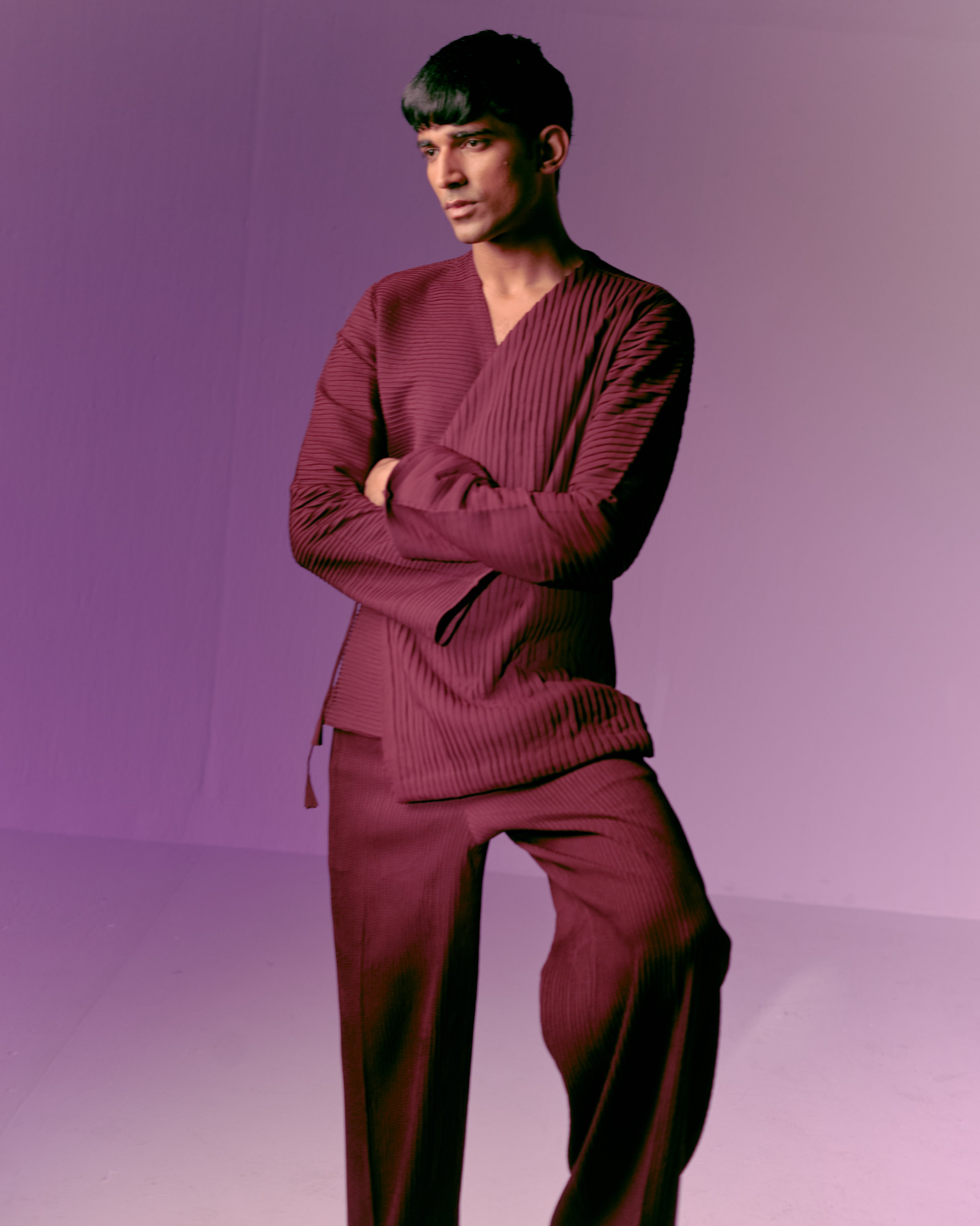 Boa Shield Kimono Kurta Set