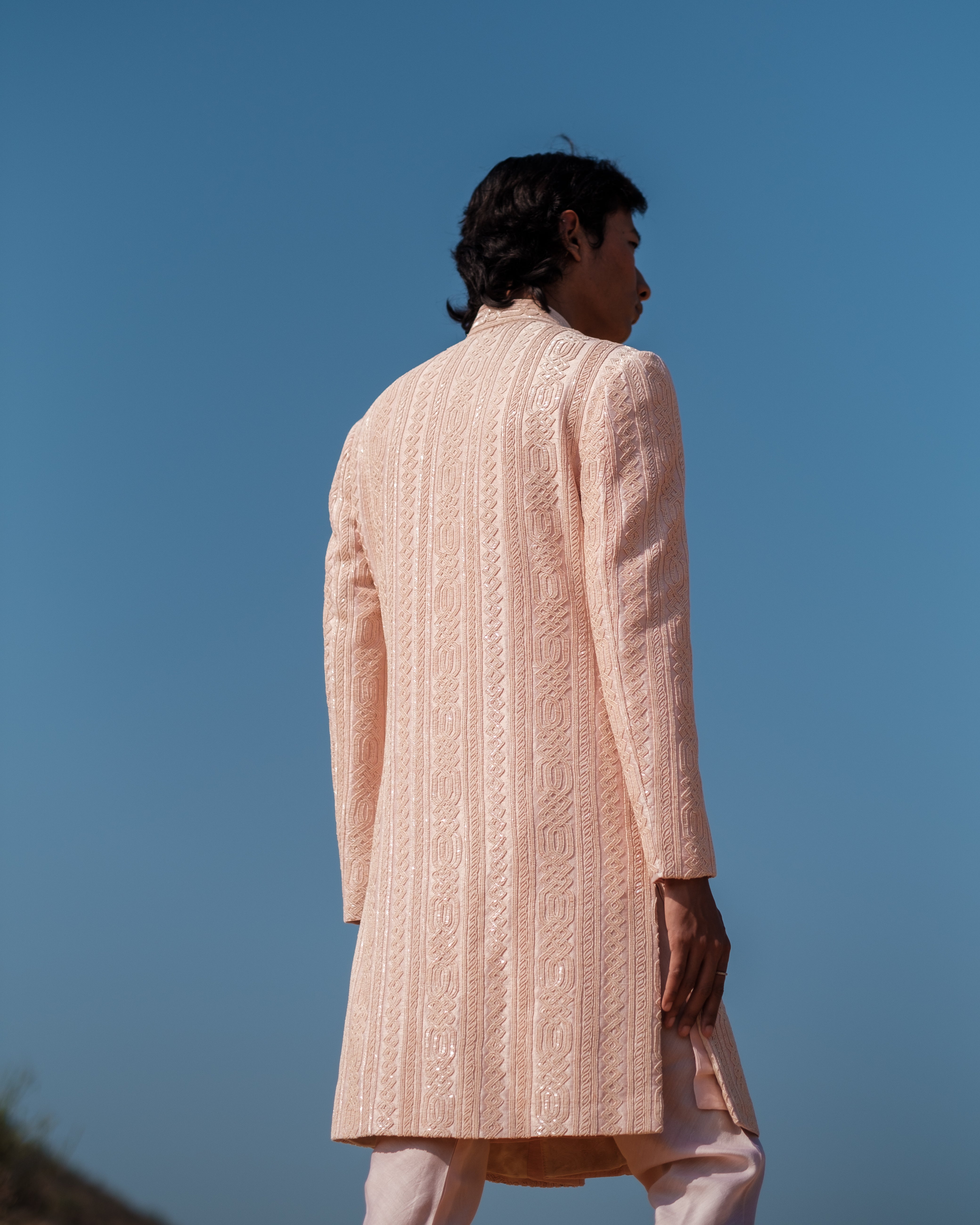 Cuban Link Sherwani Set