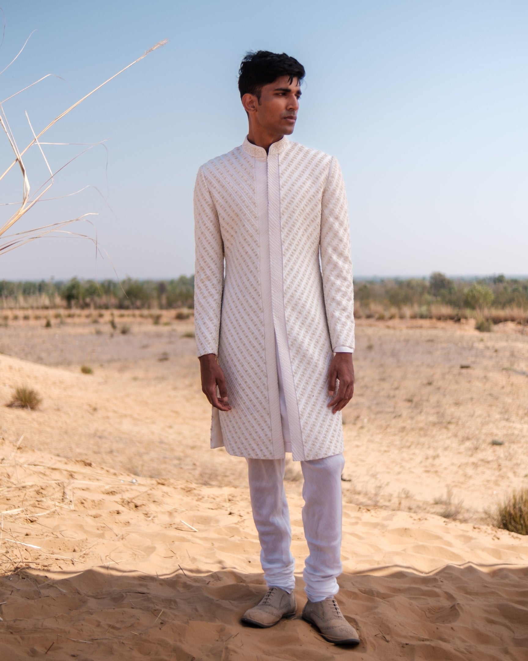 Cable Link Sherwani Set