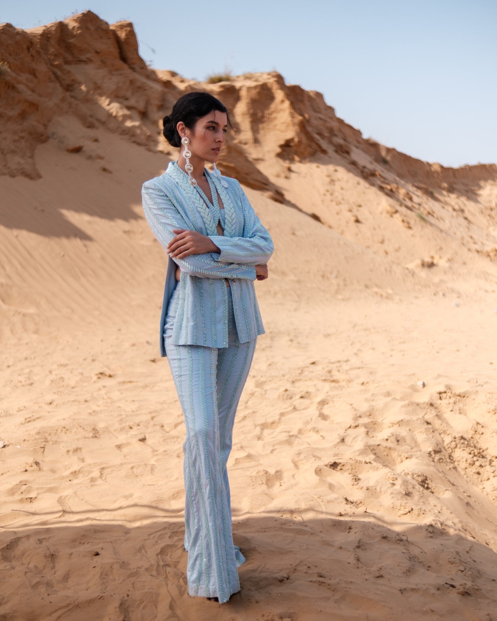 Cuban Chain Pantsuit Set