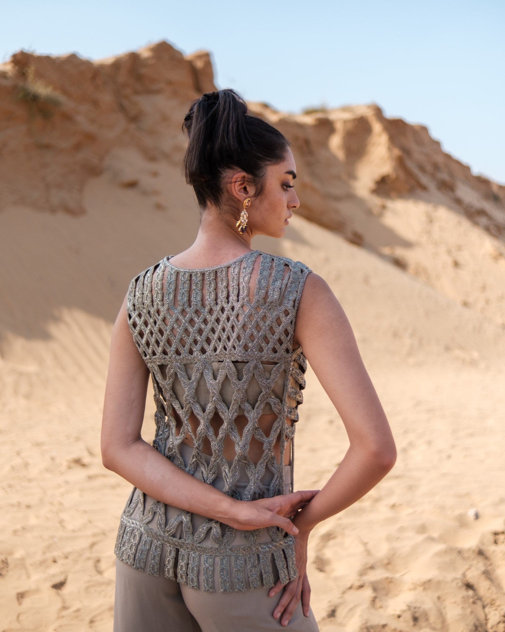 Box Chain Tunic Set