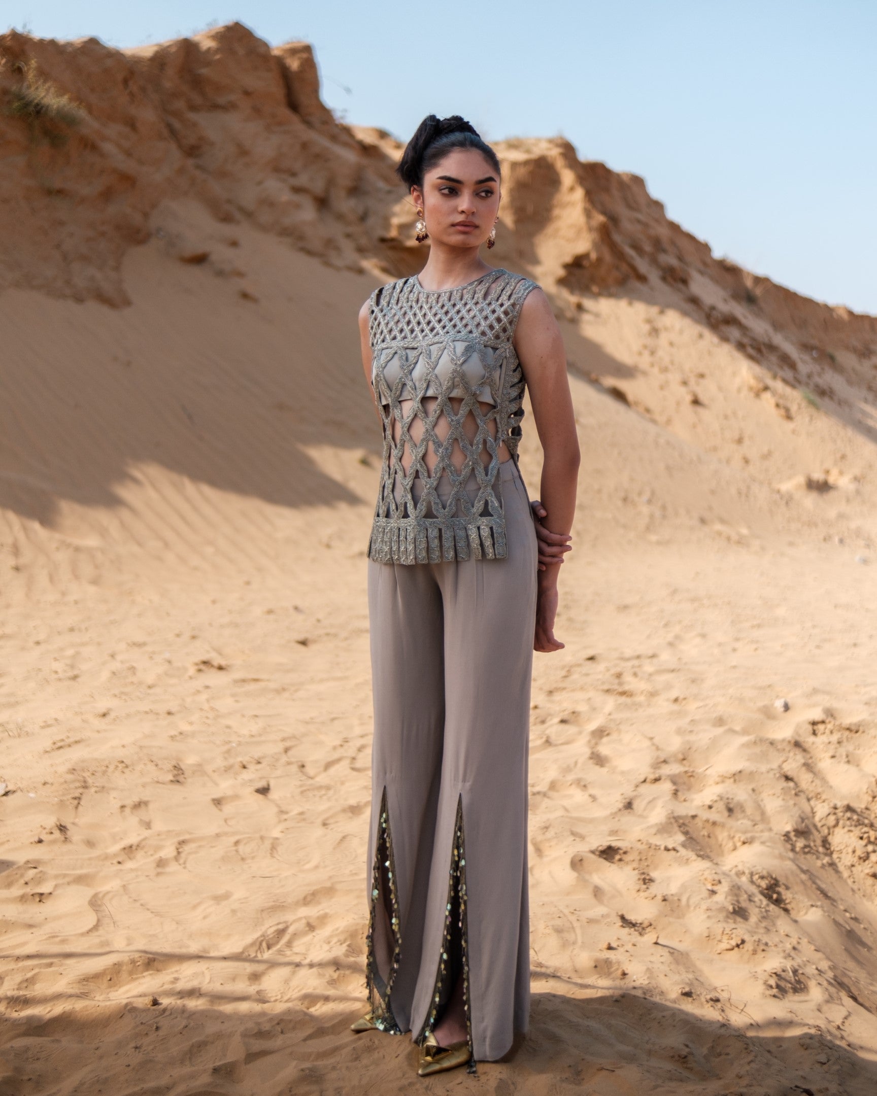 Box Chain Tunic Set