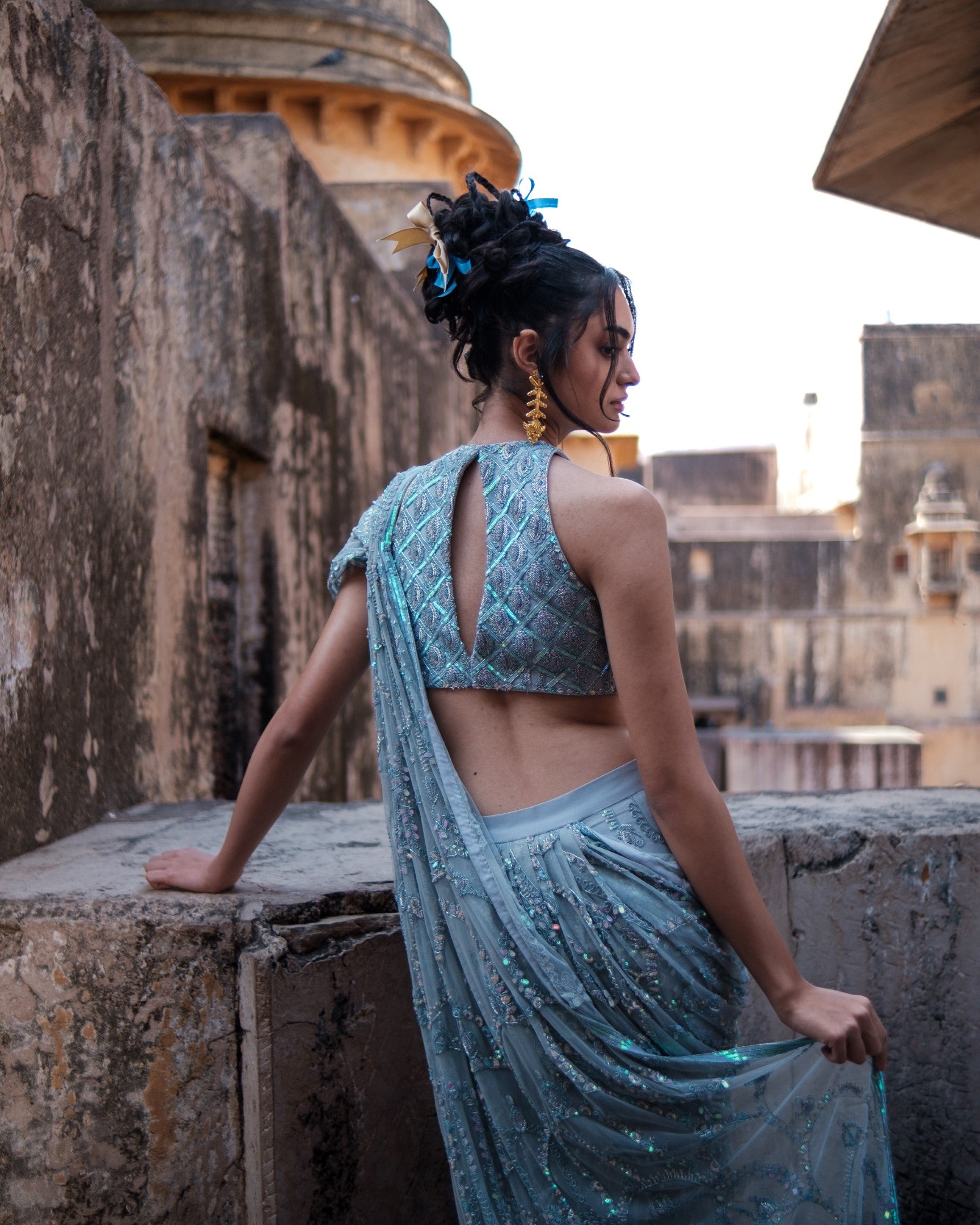 Trinkets Stitched Lehenga Saree