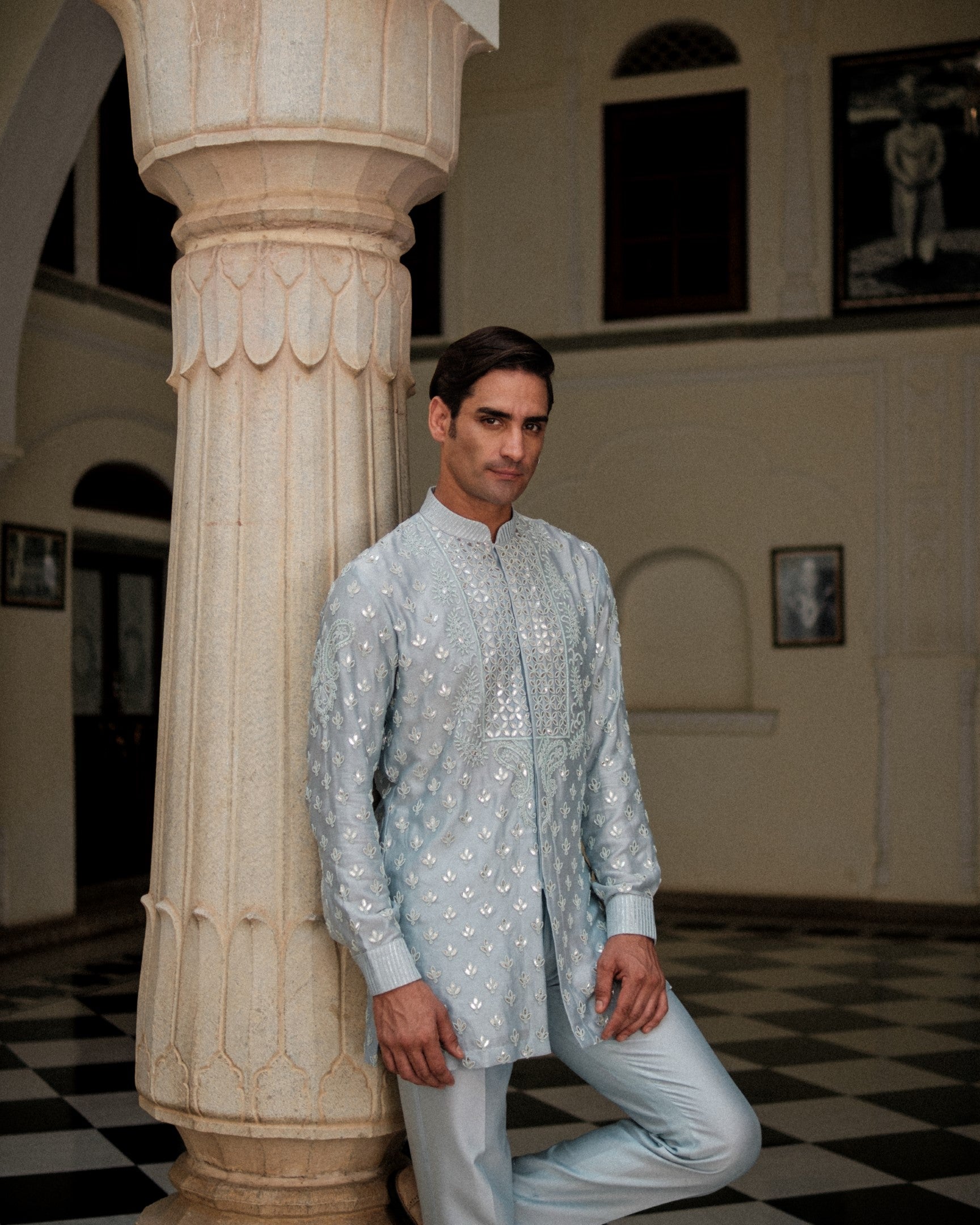 Dainty Dots Henna Kurta Set