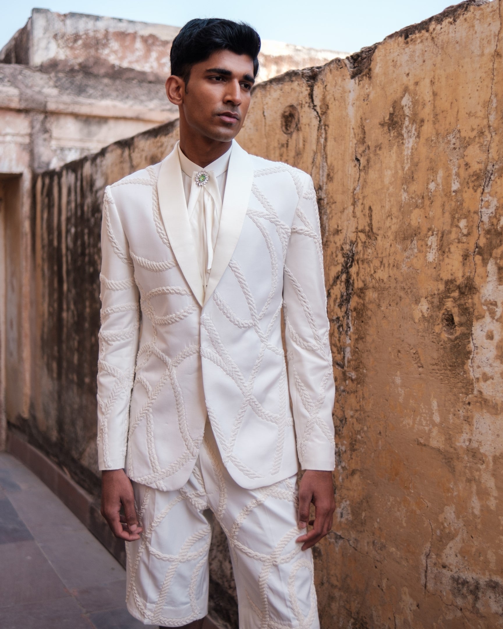 Psy Cuban Chain Co-ord Tuxedo Set