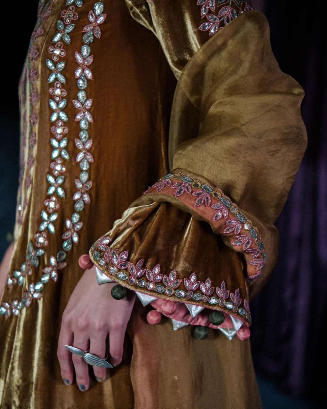 Garland Gotta Kurta Sharara Set