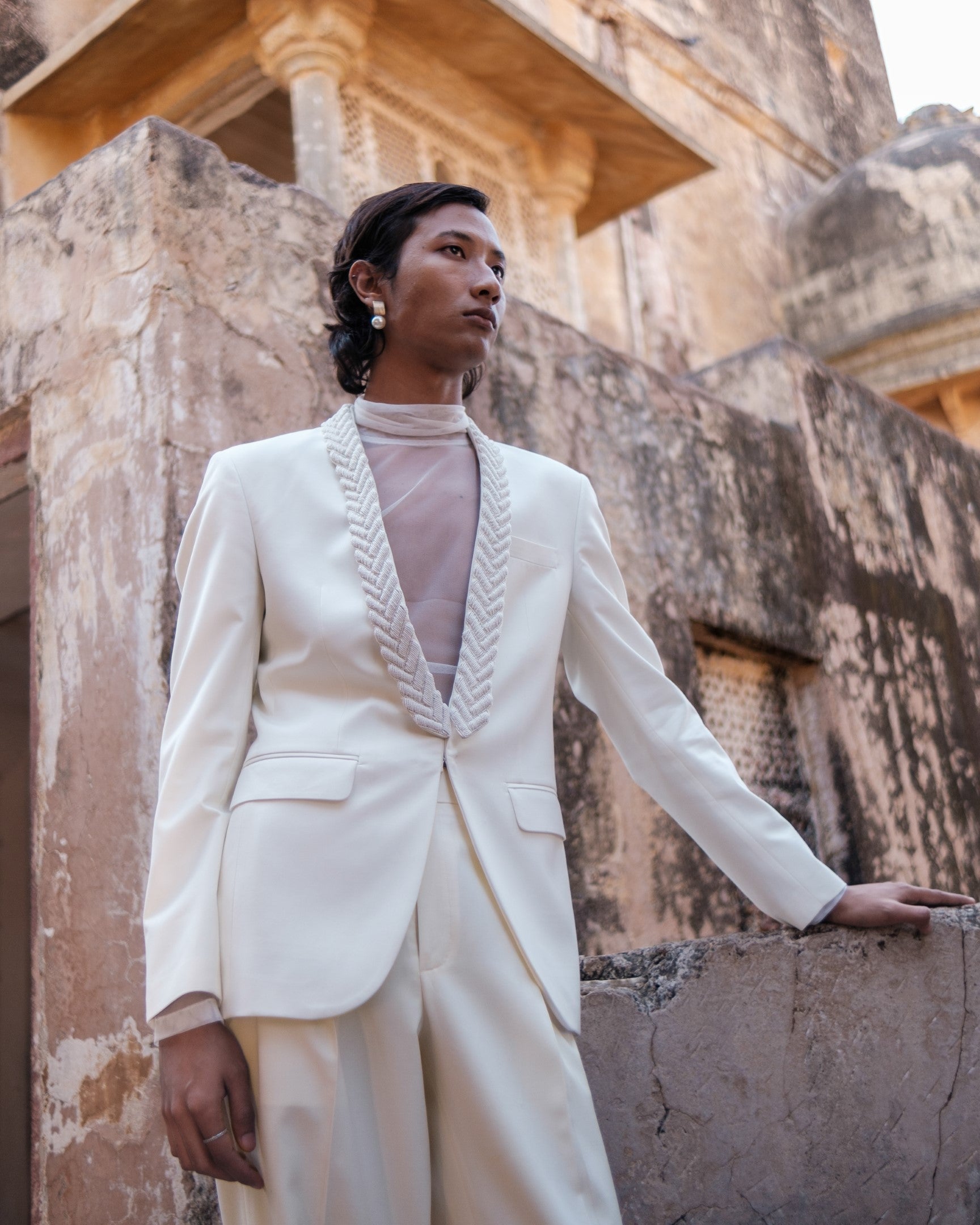 Cuban Chain Tuxedo Set