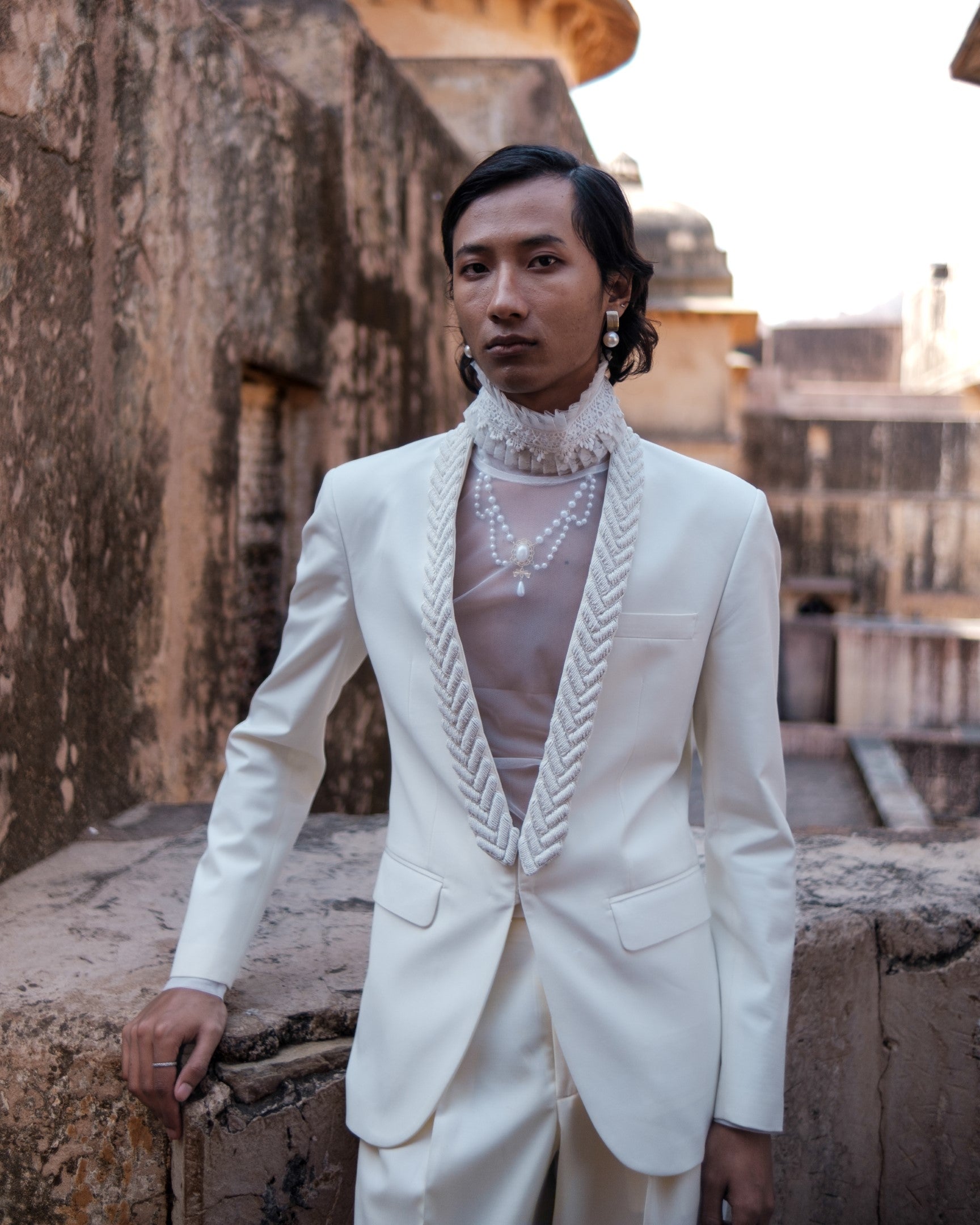 Cuban Chain Tuxedo Set