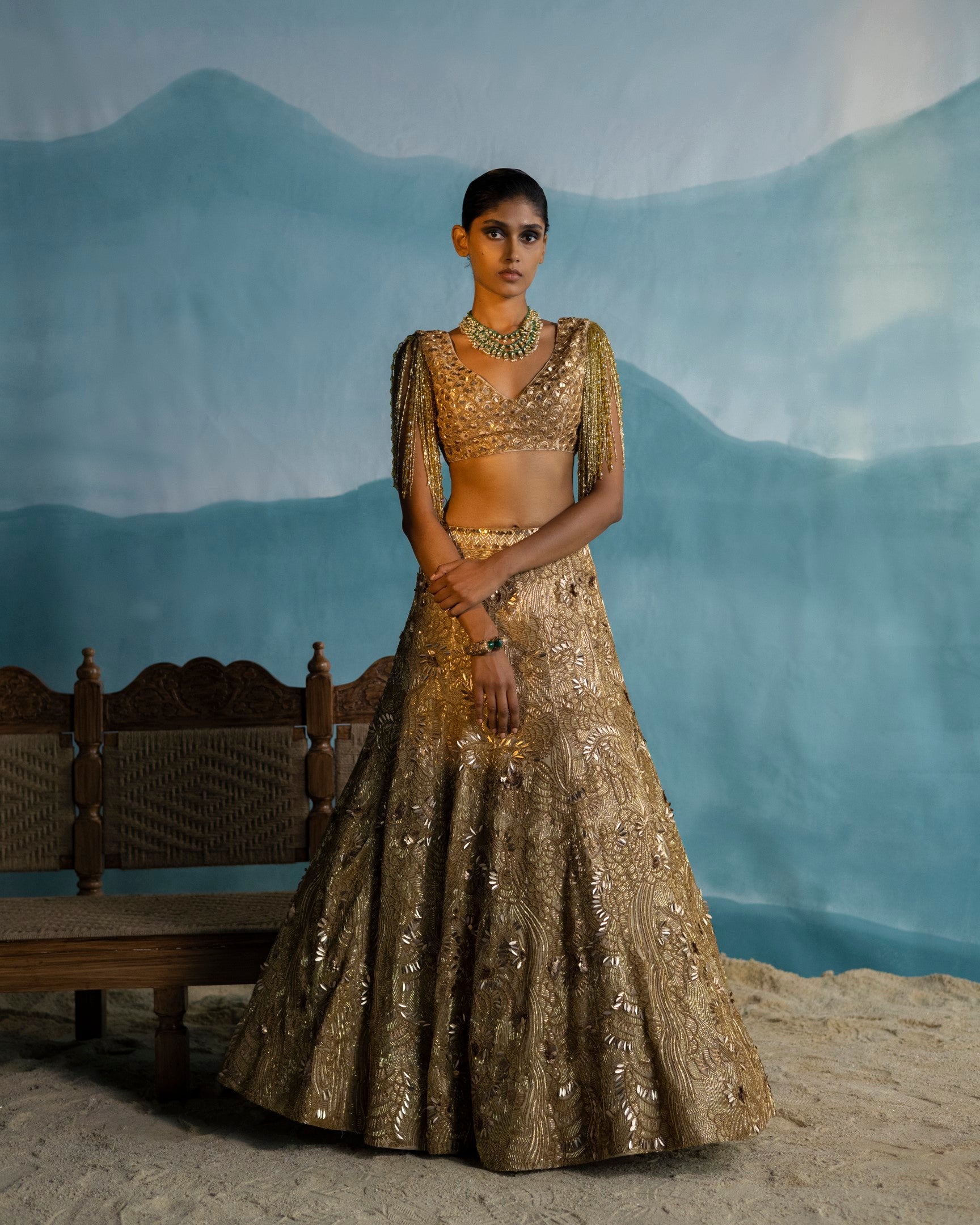 Wild Meadow Lehenga Set