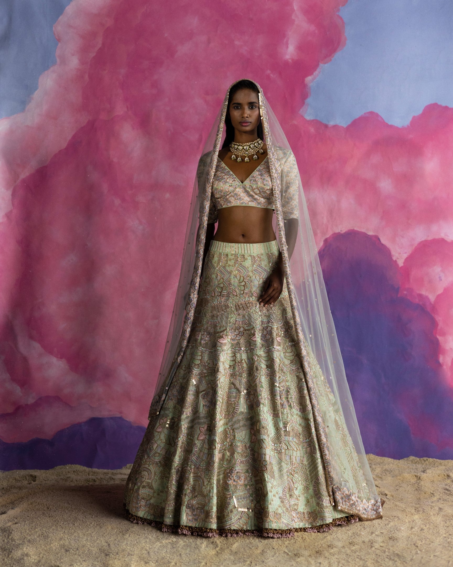 Inner World Lehenga Set