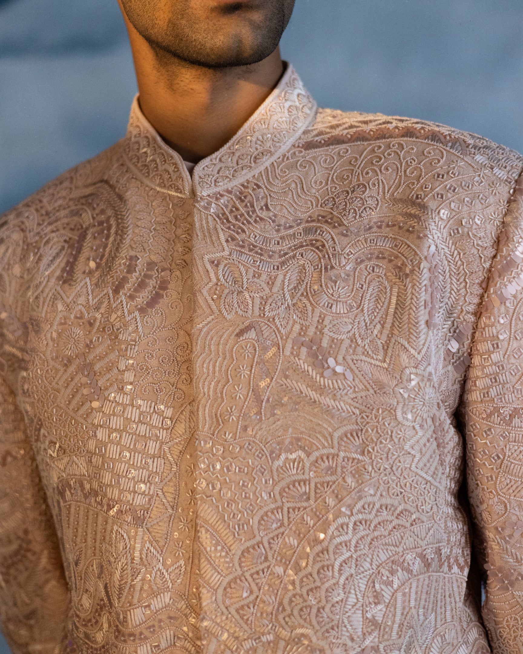 Doodle Sherwani Set