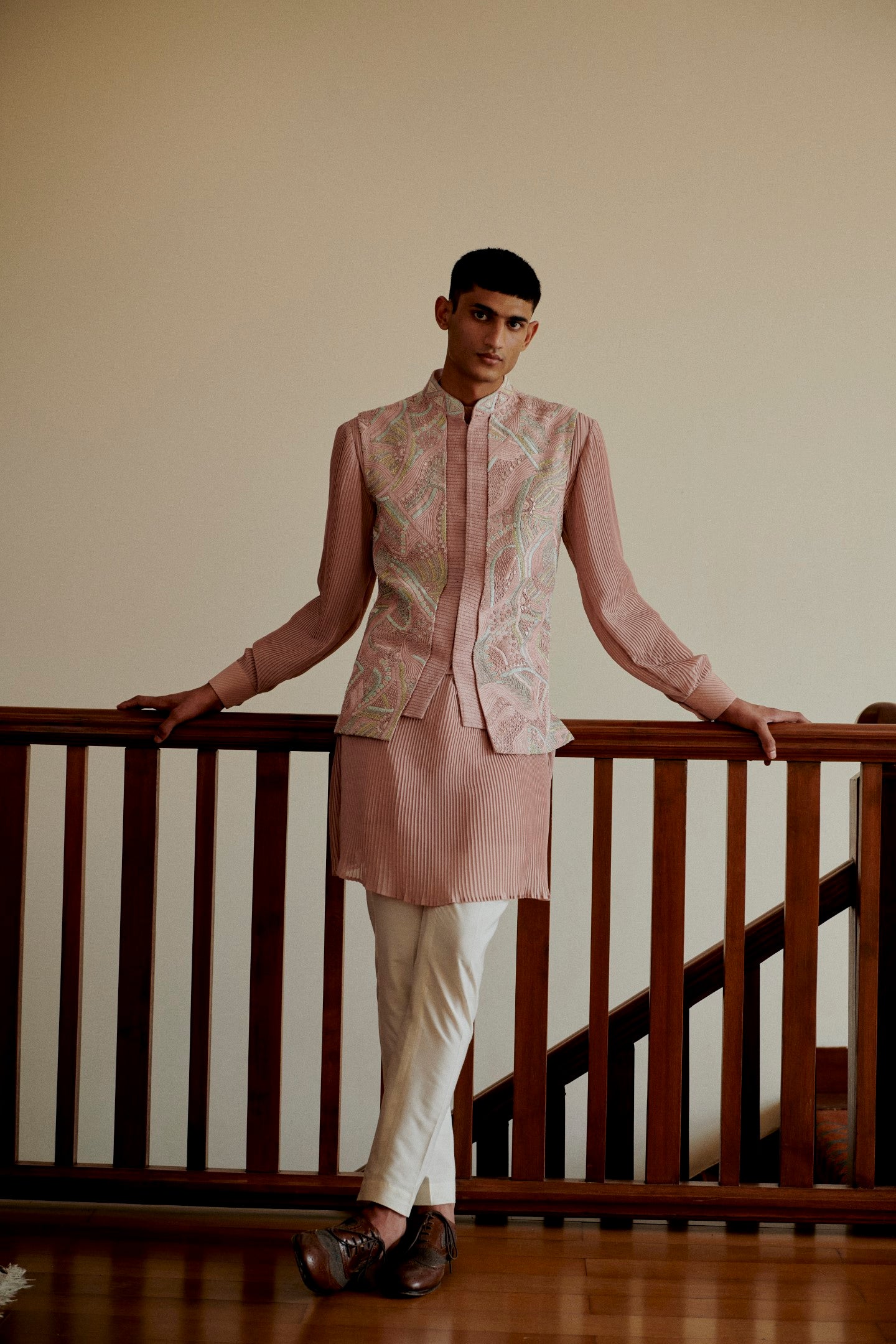 Creek Nehru Jacket Set